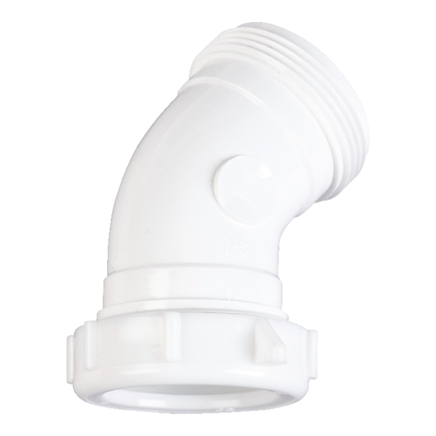 Ace 1-1/2 in. Slip in. X 1-1/2 in. D Slip Plastic 45 Degree Elbow 1 pk