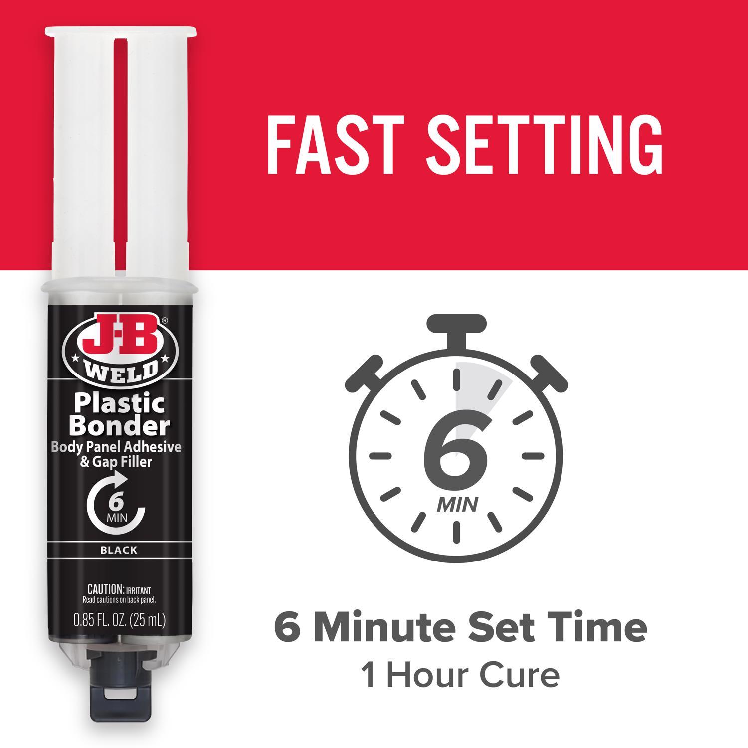 J-B Weld PlasticBonder High Strength Plastic Bonder Paste 0.85 oz