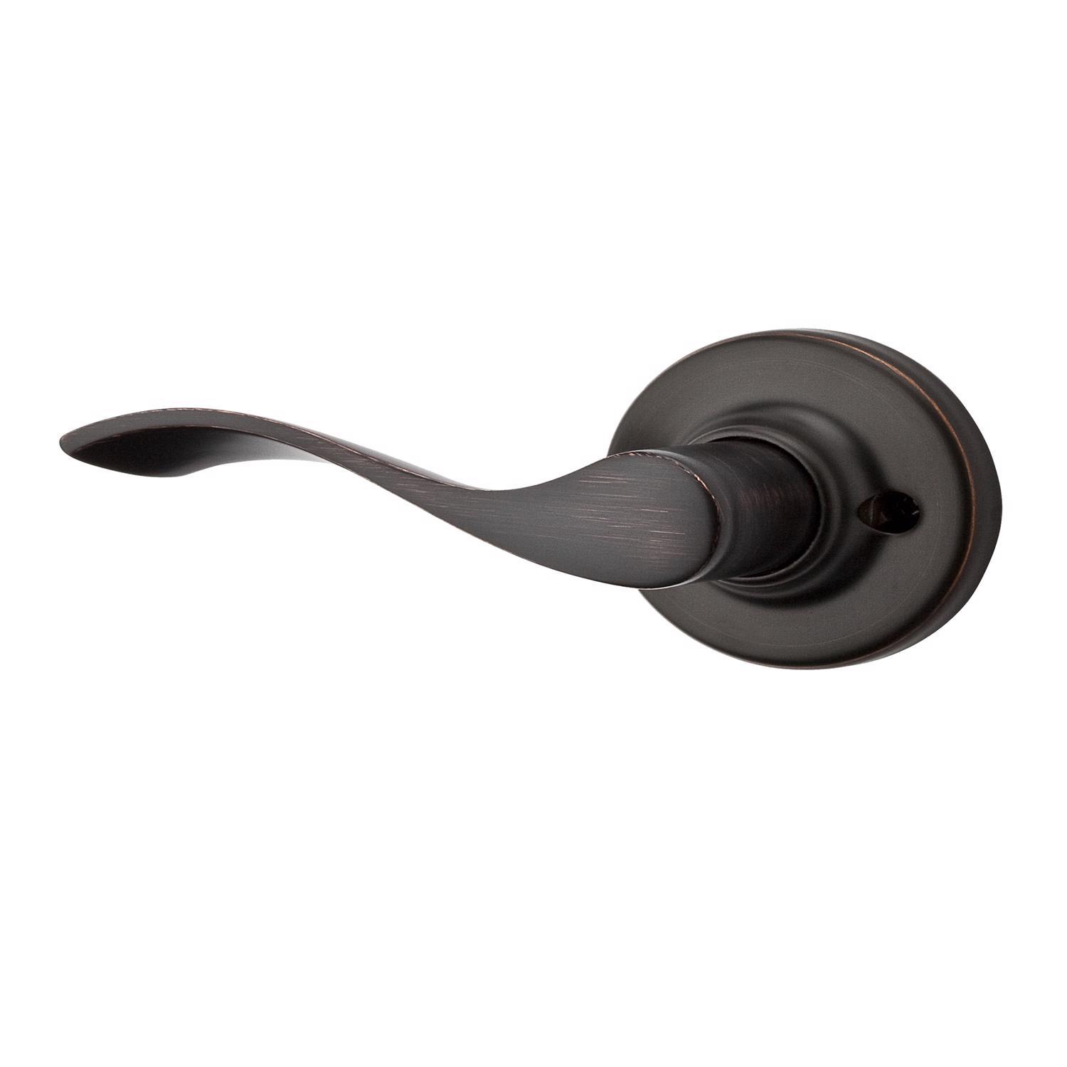 Kwikset Balboa Venetian Bronze Dummy Lever Left Handed