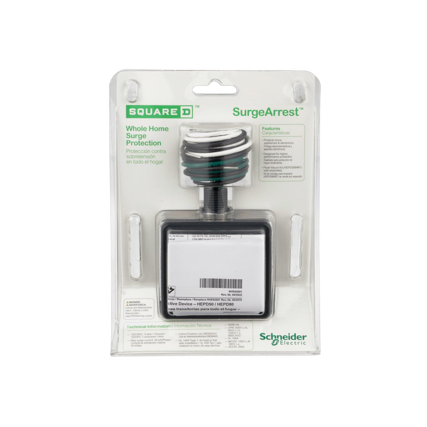 Square D Schneider Electric 400 amps Surge Home Electronics Protective Device