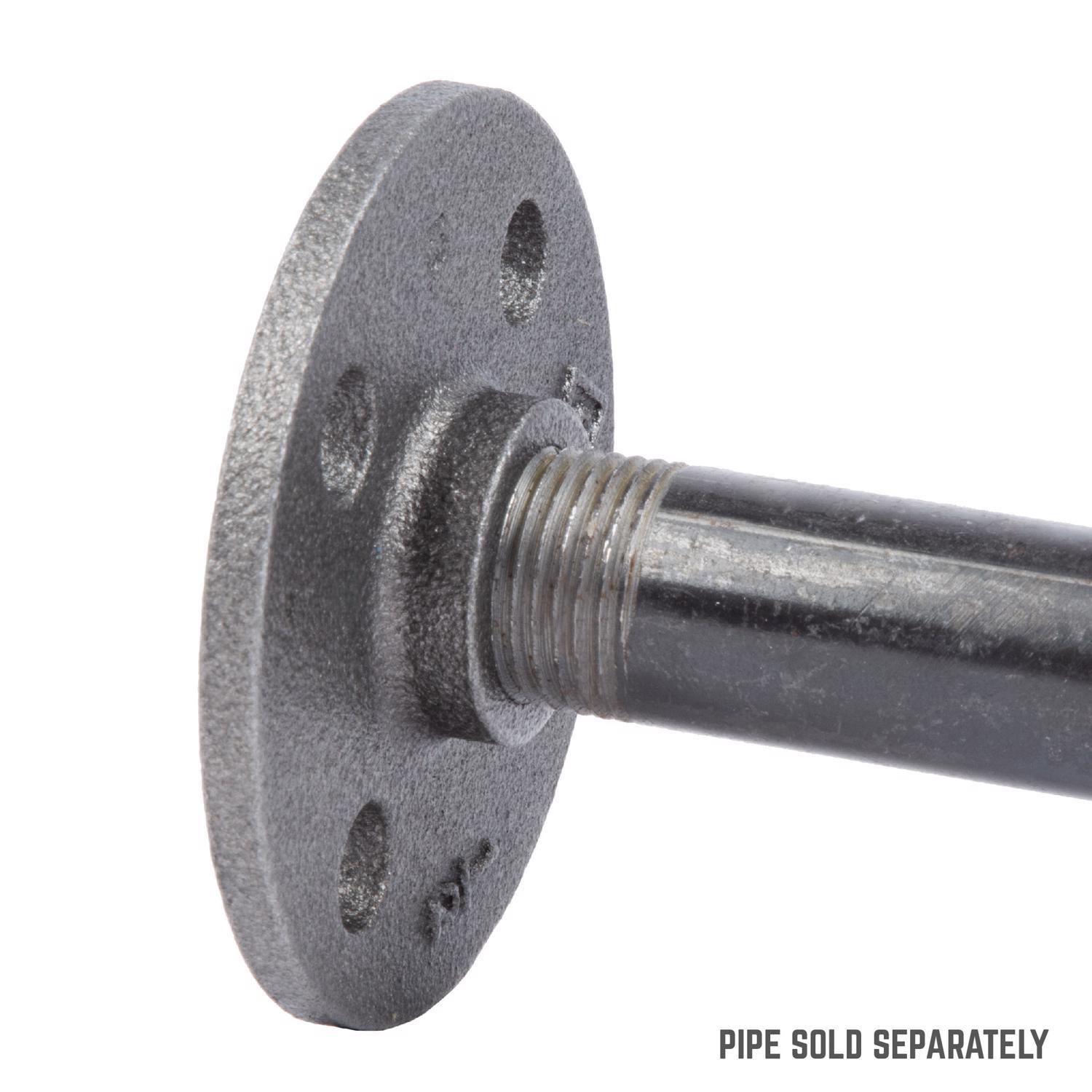STZ Industries Pipe Decor Iron Flange 1/2 in.