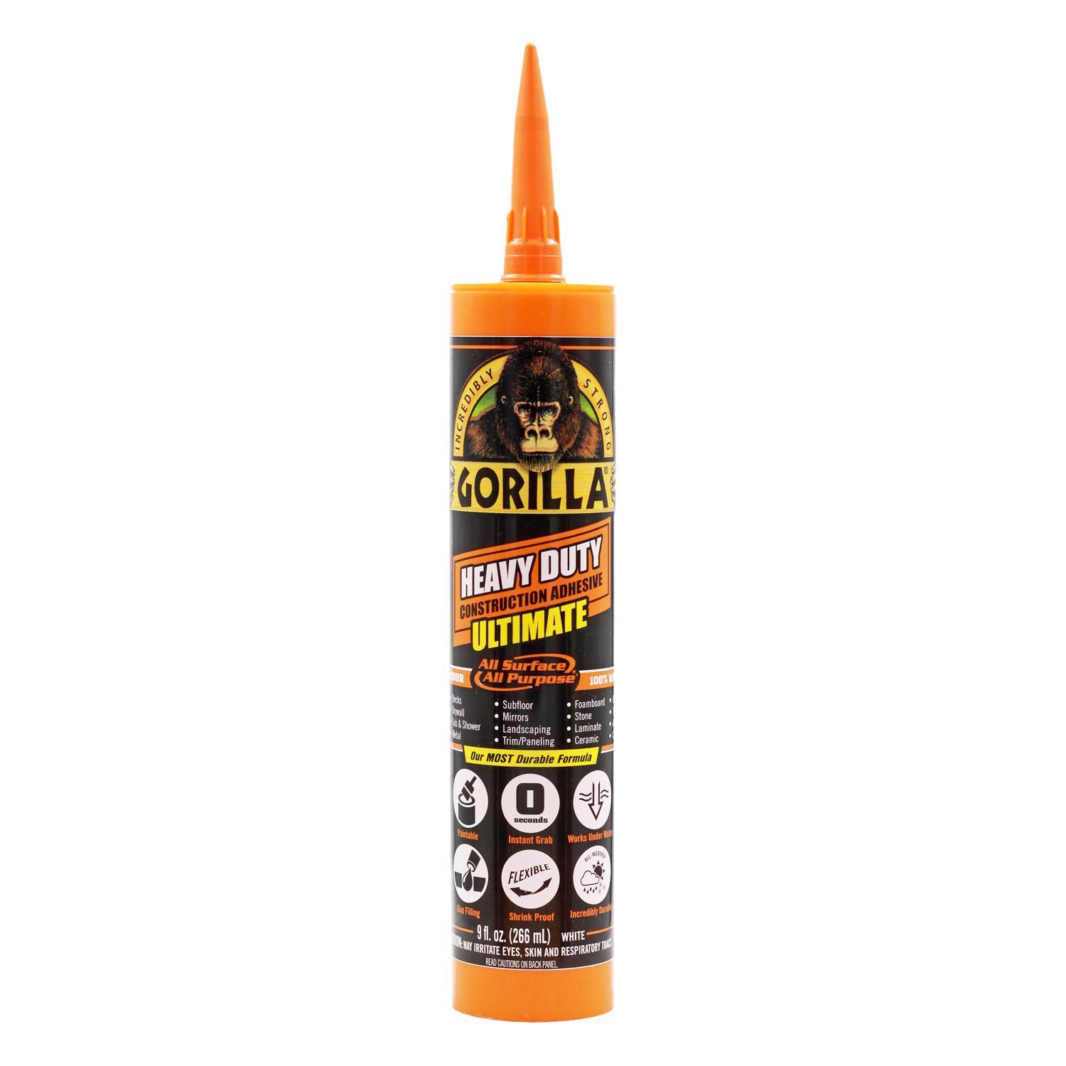 Gorilla All Purpose Construction Adhesive 9 oz
