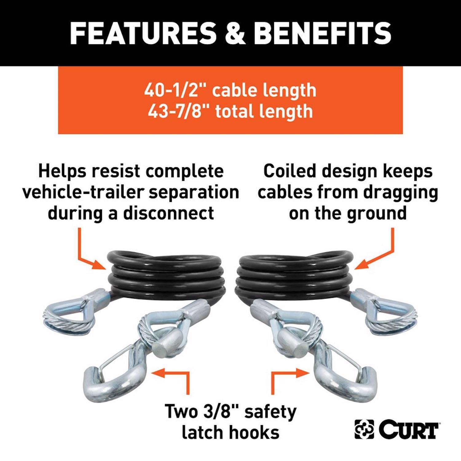CURT Safety Cable