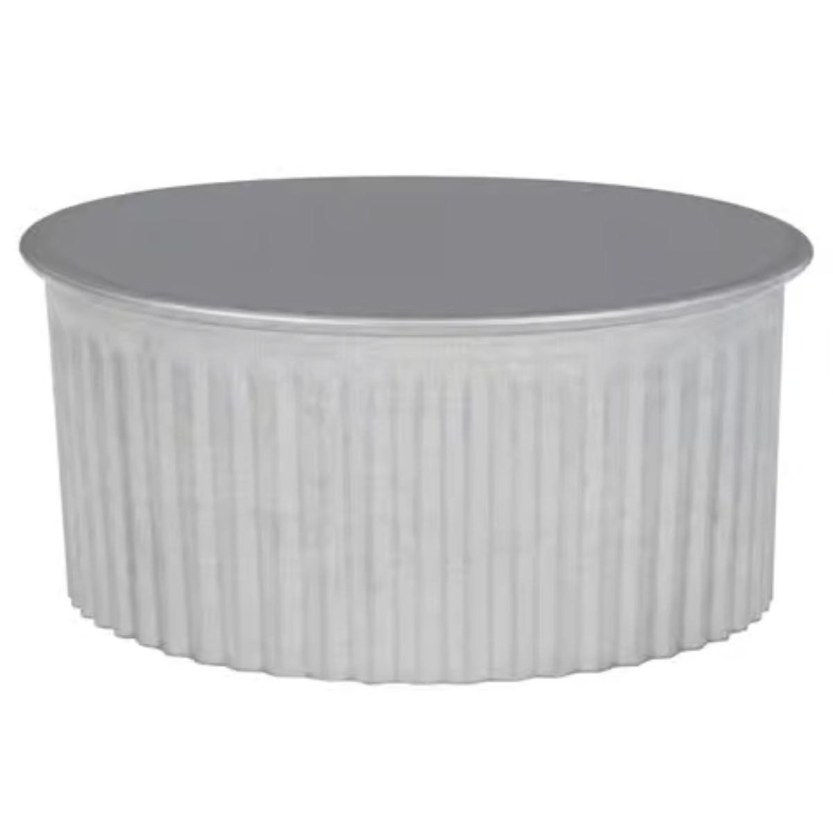 Imperial 3 in. D Galvanized Steel Crimped Pipe End Cap