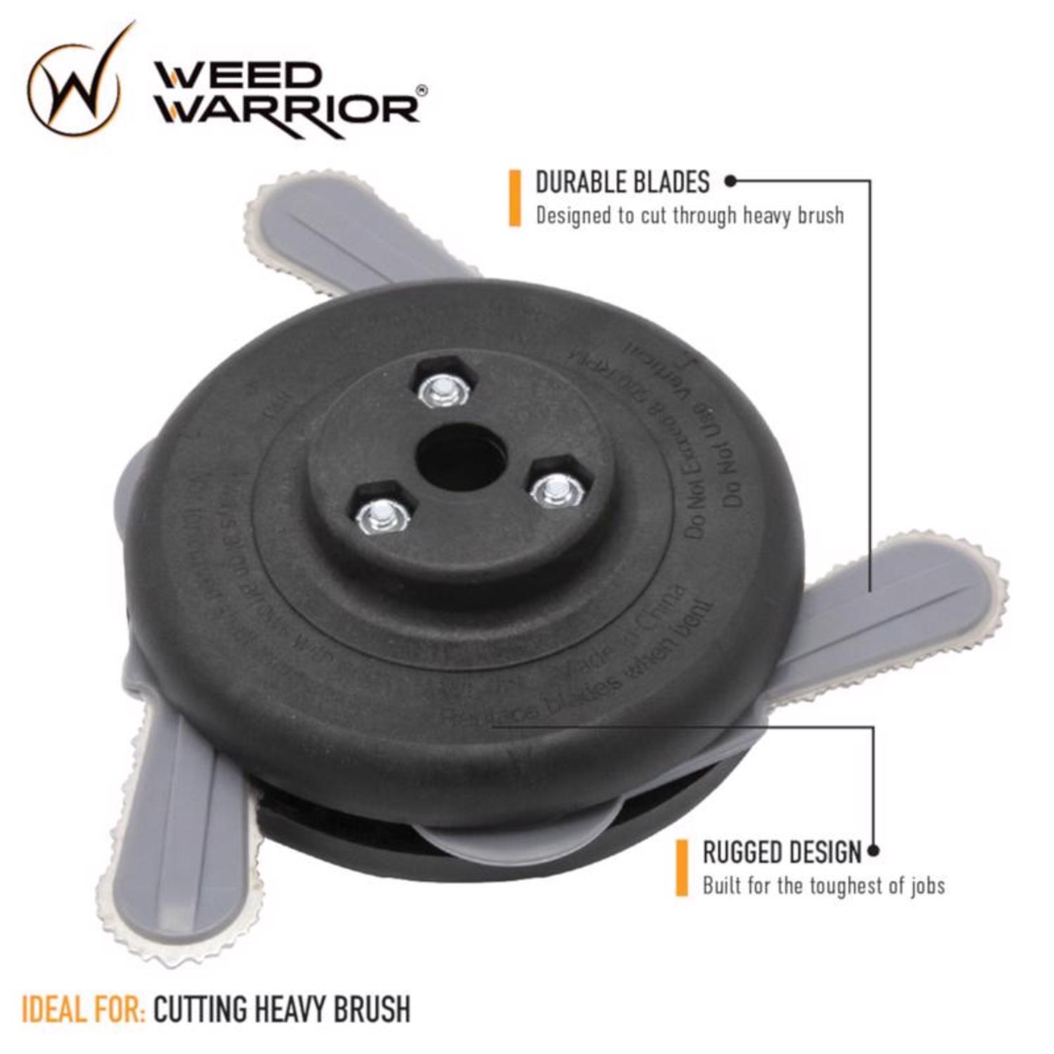 Weed Warrior Universal Fit Brush Cutter Residential Grade 10.13 in. L Trimmer Head