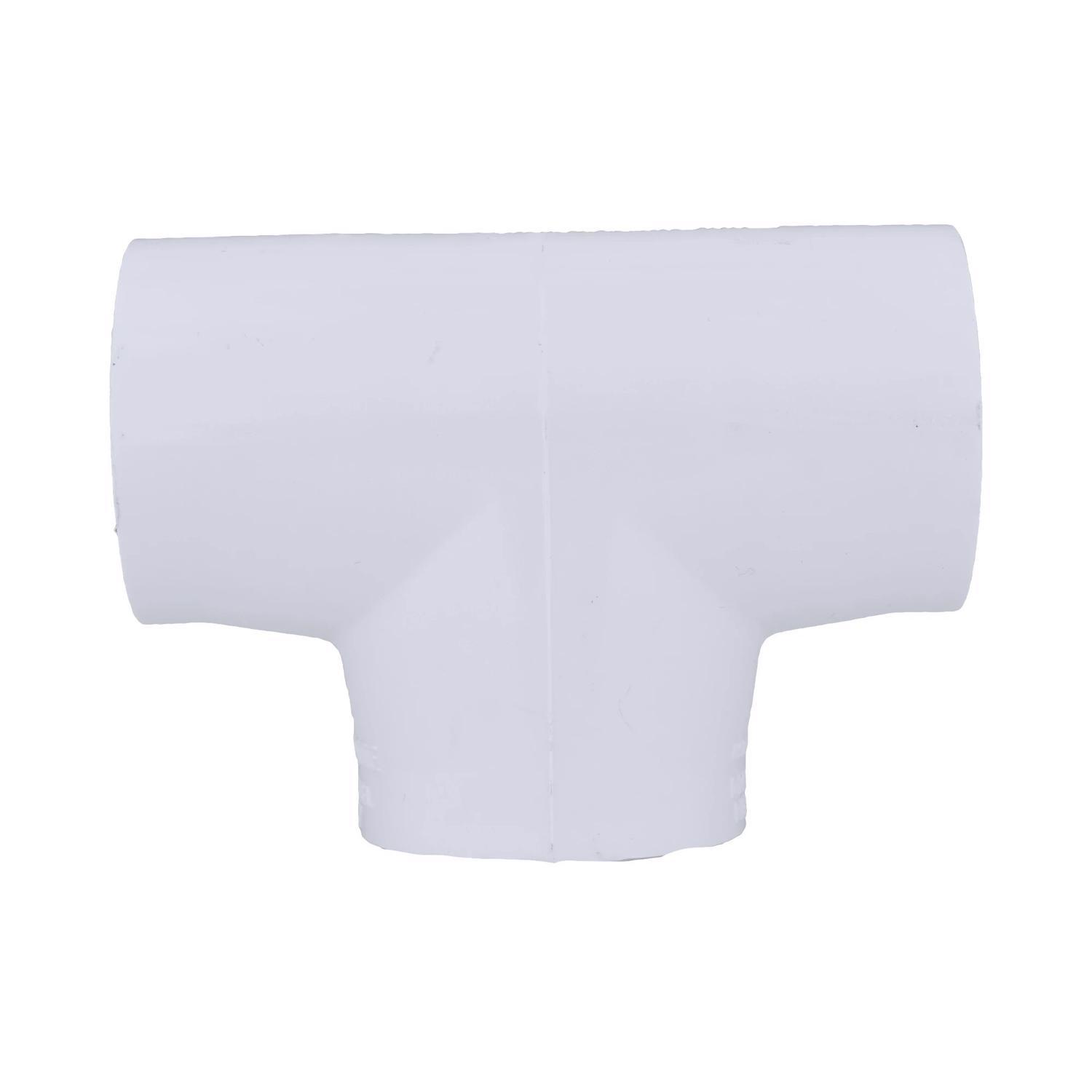 Charlotte Pipe Schedule 40 1/2 in. Slip X 1/2 in. D Slip PVC Tee 10 pk