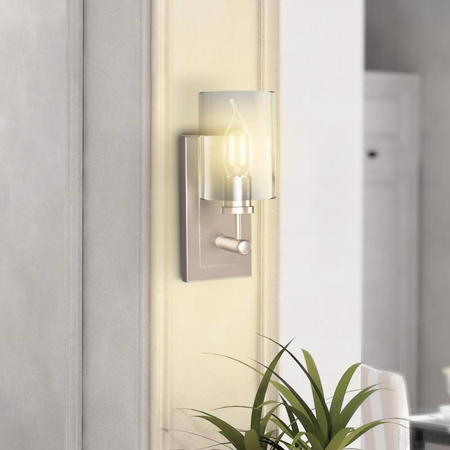 Feit Enhance CA10 (Flame Tip) E12 (Candelabra) Filament LED Bulb Daylight 60 Watt Equivalence 6 pk