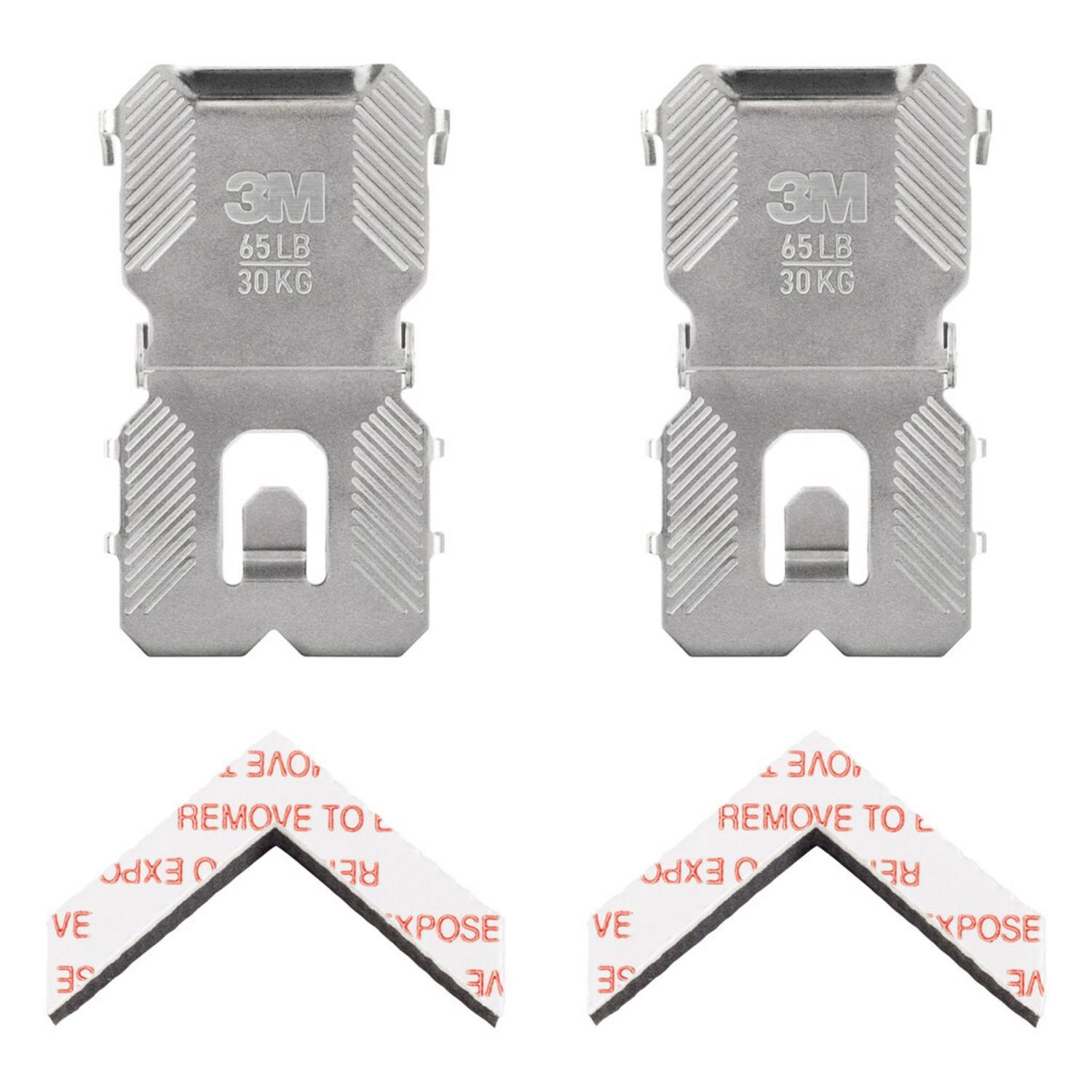 3M Claw Silver Drywall All Purpose Hanger 65 lb 2 pk