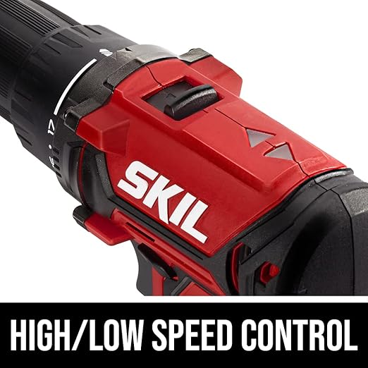 SKIL 20V 1/2 in. Cordless Drill Driver Includes 2.0Ah PWR CORE 20 Lithium Battery and Charger