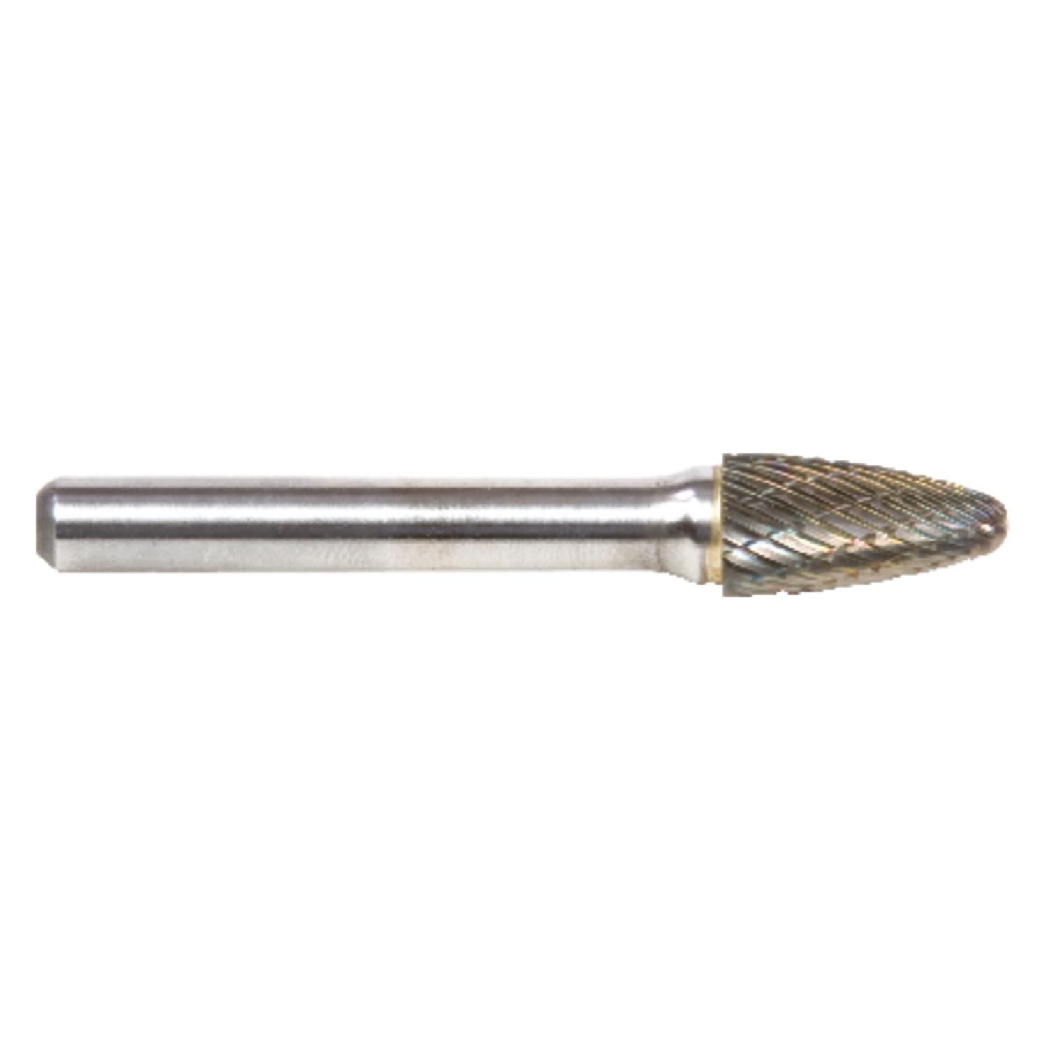 Forney 3/8 in. D X 2.5 in. L Tree Burr Tungsten Carbide 1 pc