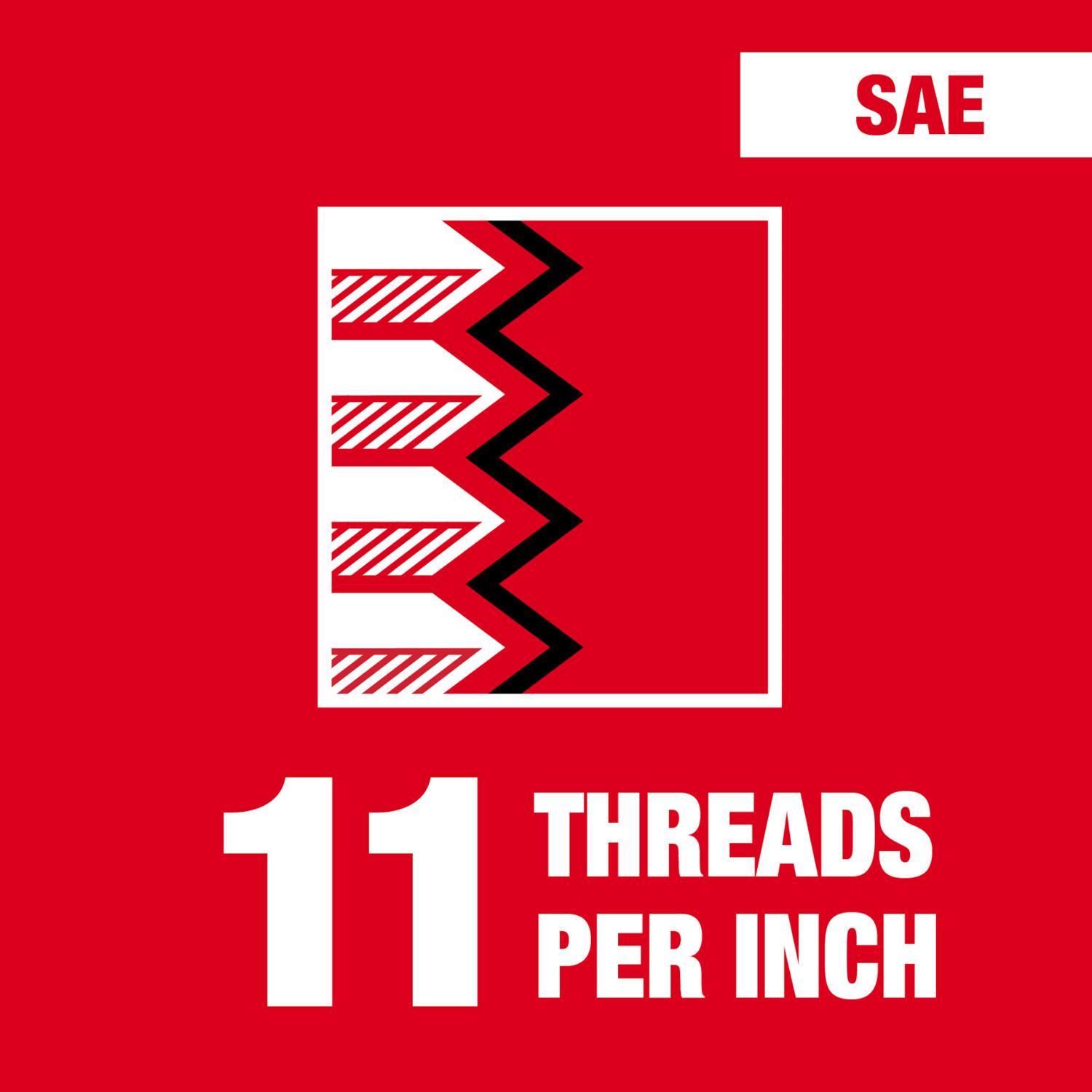 Milwaukee SAE 5/8-11 NC 1-7/16" Hex Threading Die