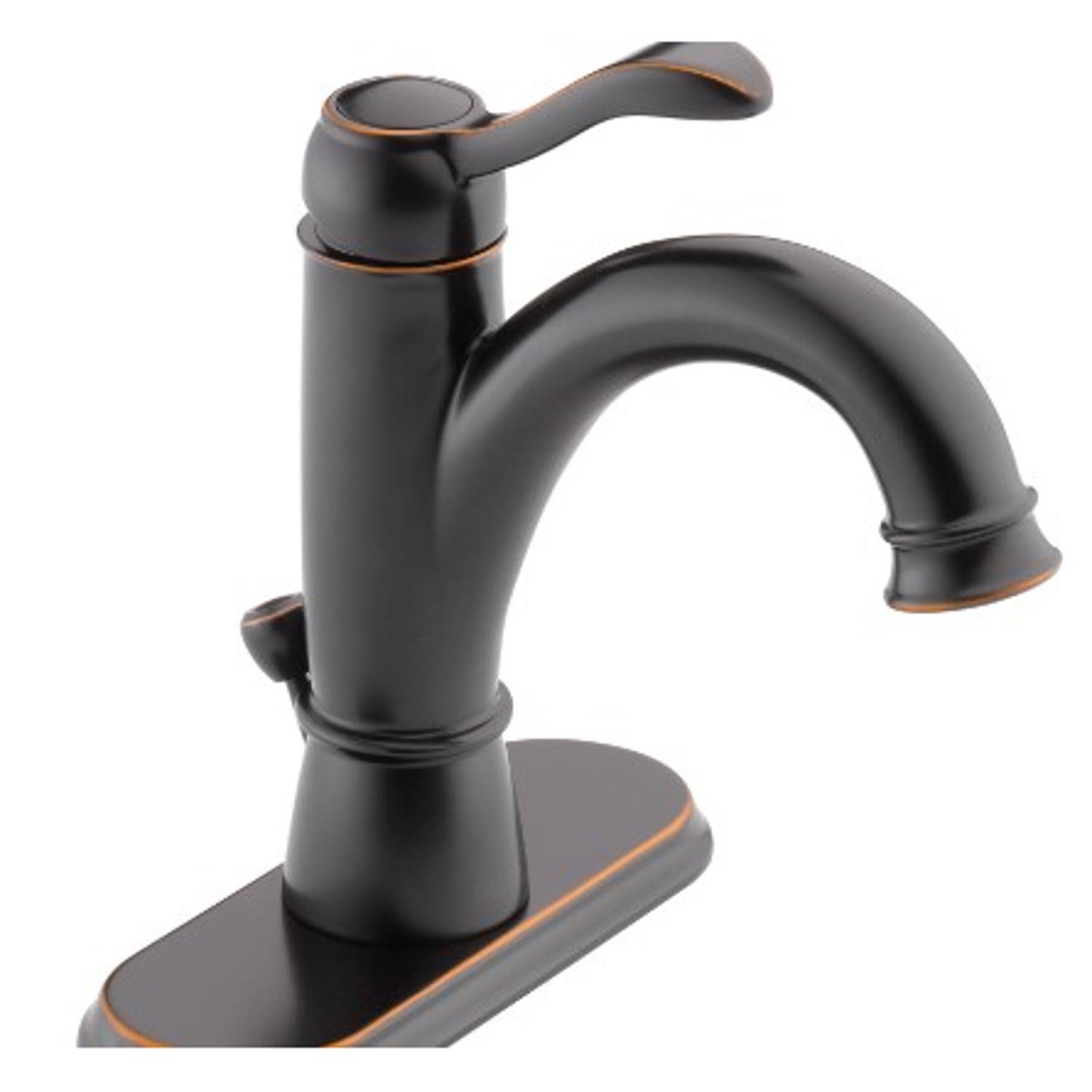 Delta Porter Oil Rubbed Bronze Bathroom Faucet 4 in.