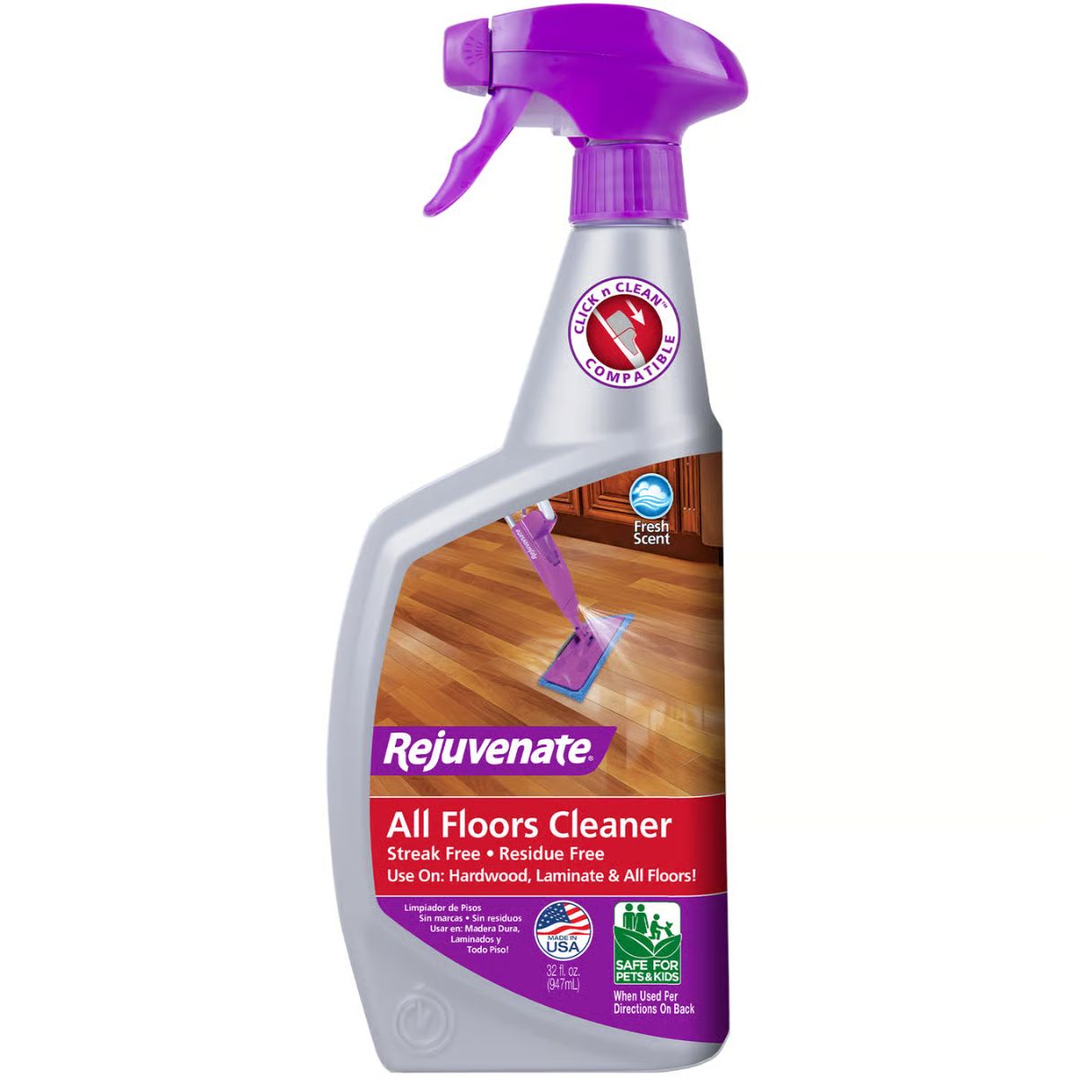 Rejuvenate Fresh Scent Floor Cleaner Liquid 32 oz.