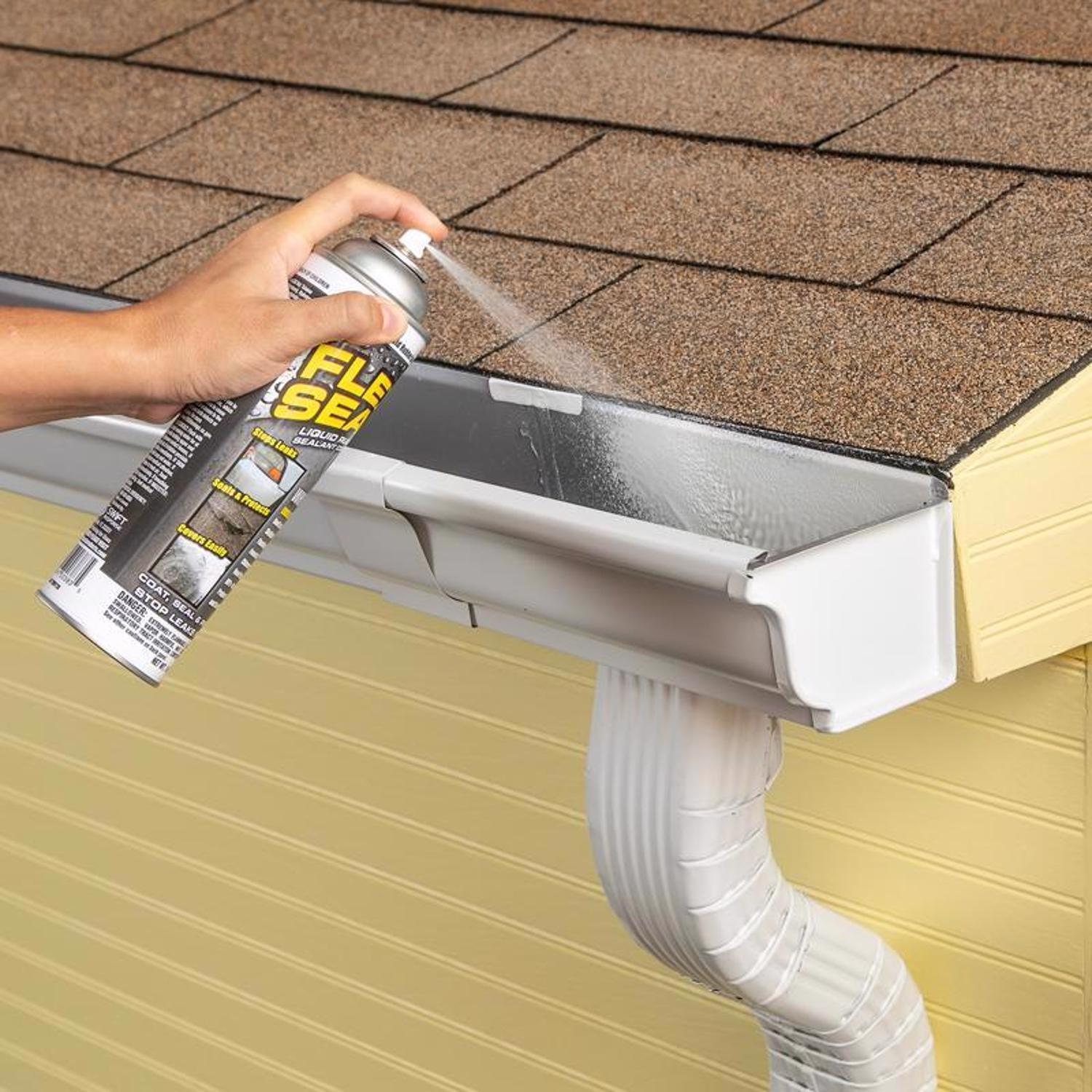 Flex Seal Family of Products Flex Seal White Rubber Spray Sealant 14 oz