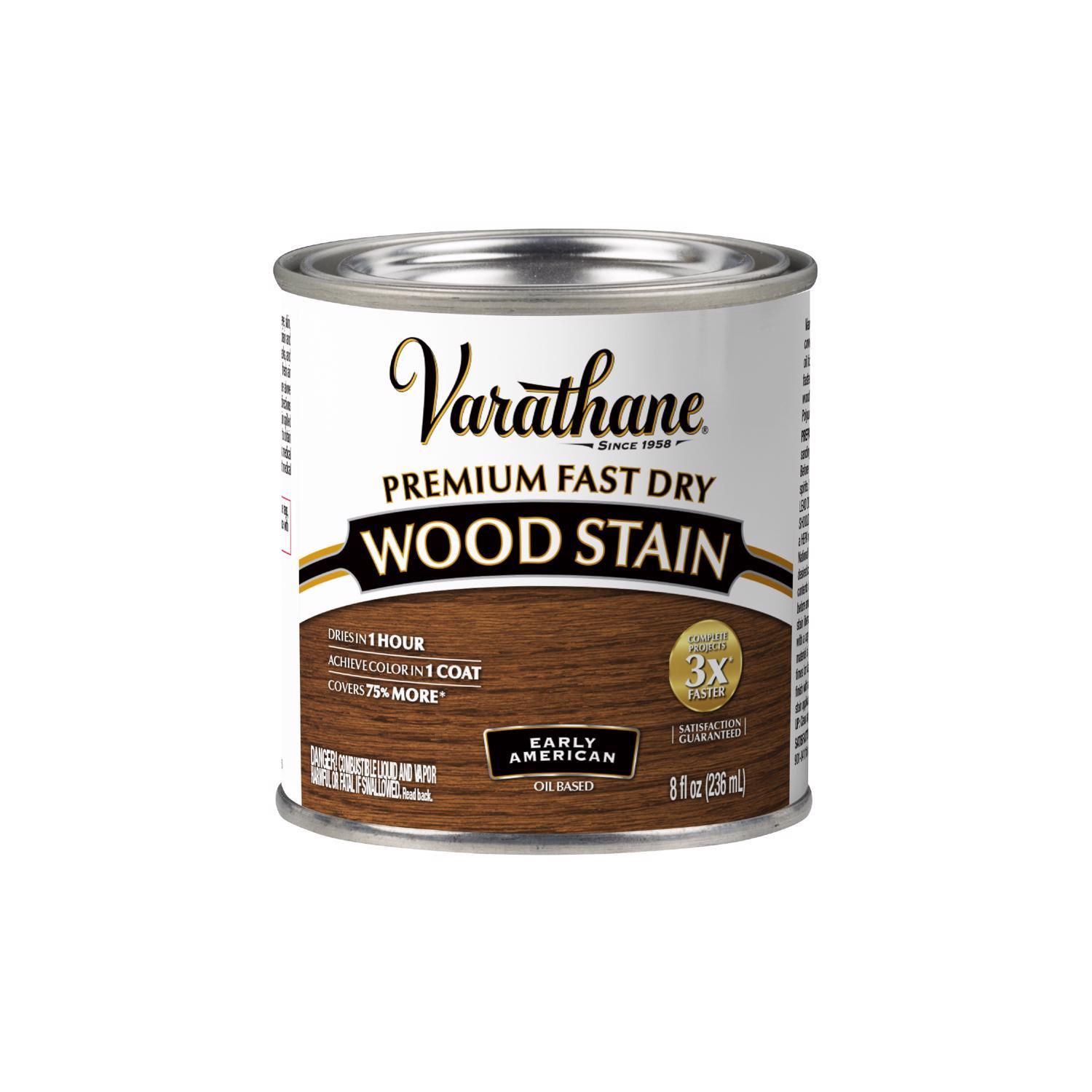 Varathane Premium Early American Oil-Based Fast Dry Wood Stain 1/2 pt