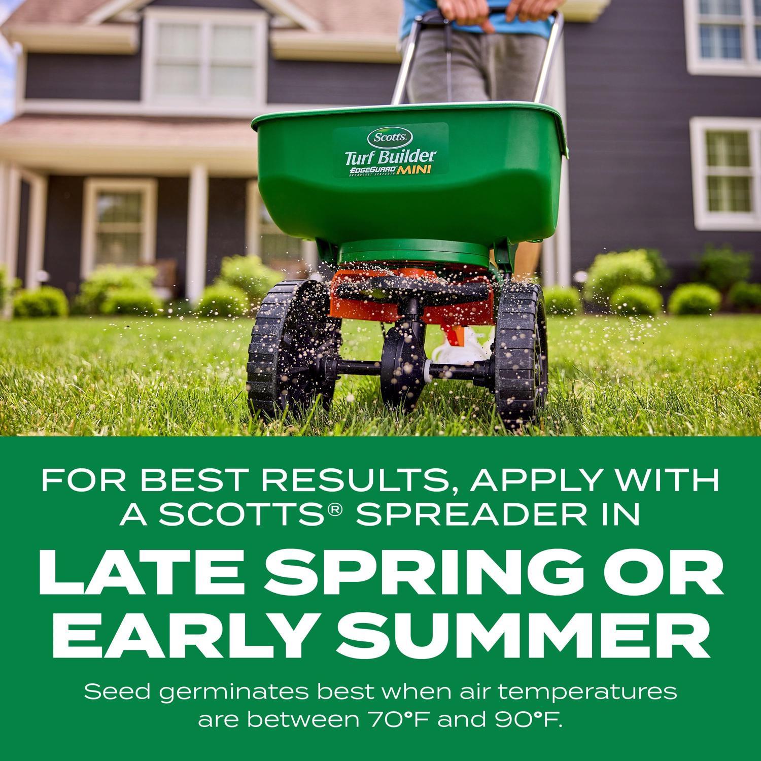 Scotts Turf Builder ThickR Bermuda Grass Sun or Shade Grass Seed and Fertilizer 12 lb