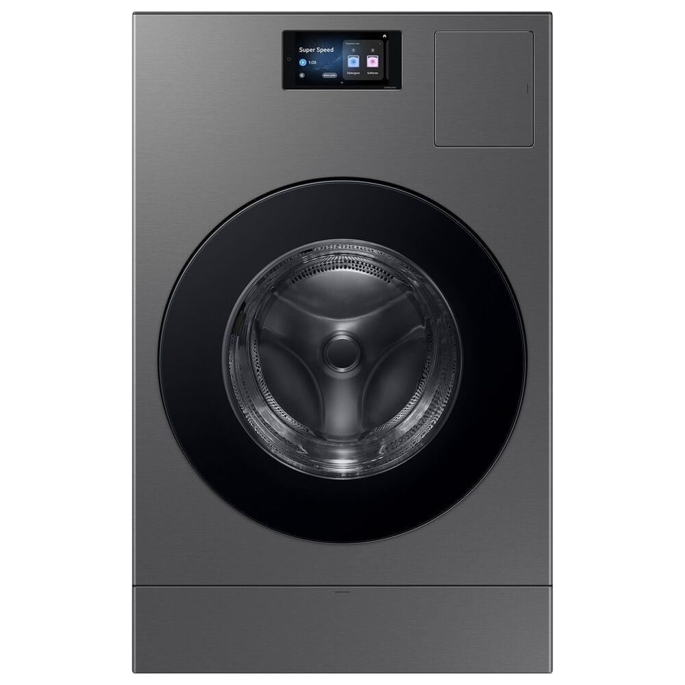 Samsung 5.3 Cu Ft. Bespoke AI Vented Laundry Combo All-in-One Ultra Capacity Washer and Electric Dryer with AI Home in Dark Steel