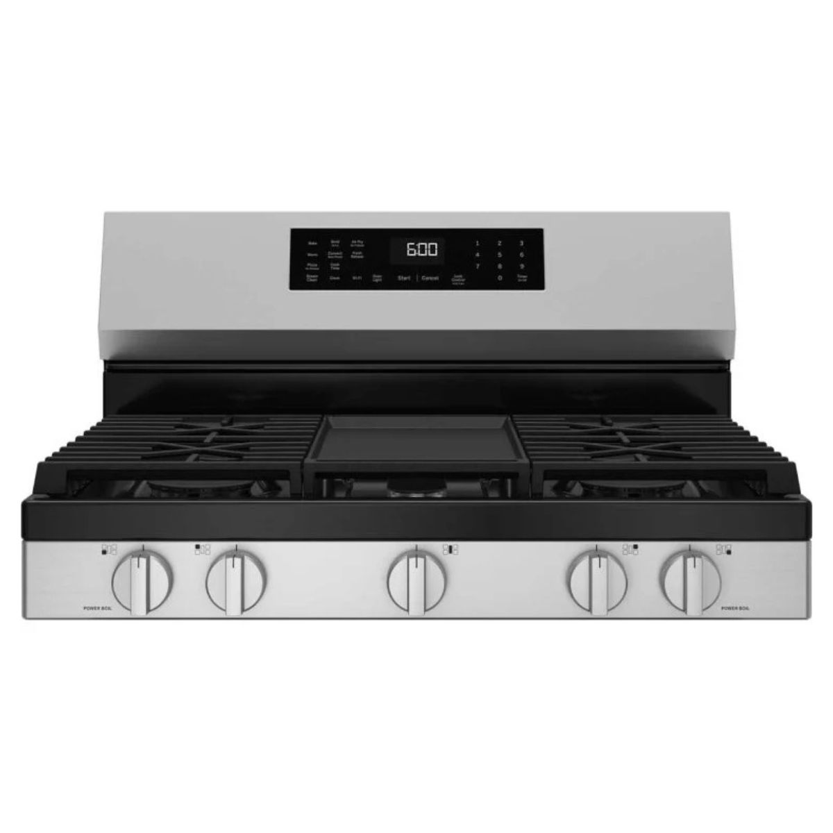 GE 30 in. 5-Burners Slide-In Smart Gas Convection Range