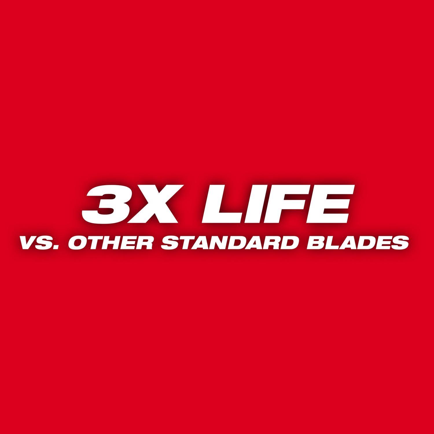 Milwaukee Sawzall 6 in. Bi-Metal Double Duty Upgrade Reciprocating Saw Blade 10 TPI 5 pk