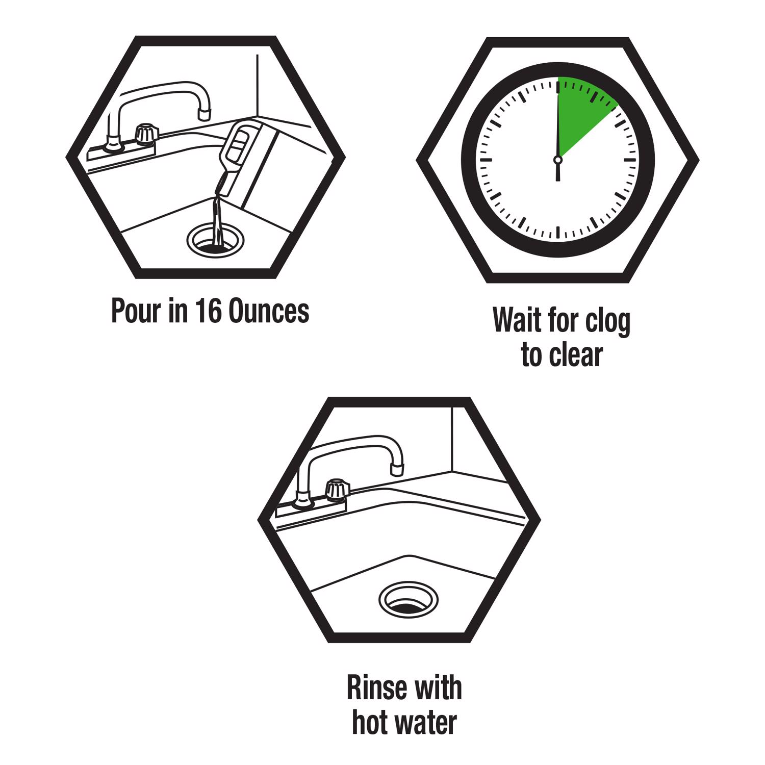 Zep Advanced Kitchen Sink Gel Drain Opener 1 qt Stine Home + Yard