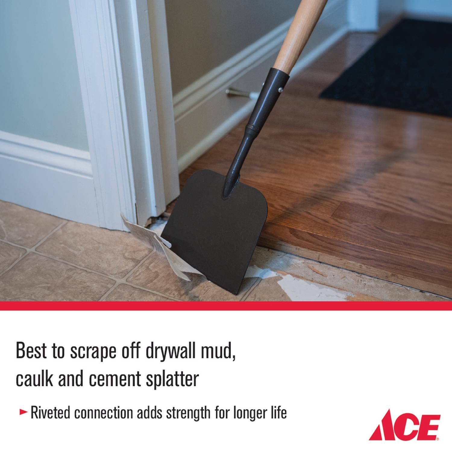 Ace 7 in. W X 58.25 in. L Steel Sidewalk Scraper
