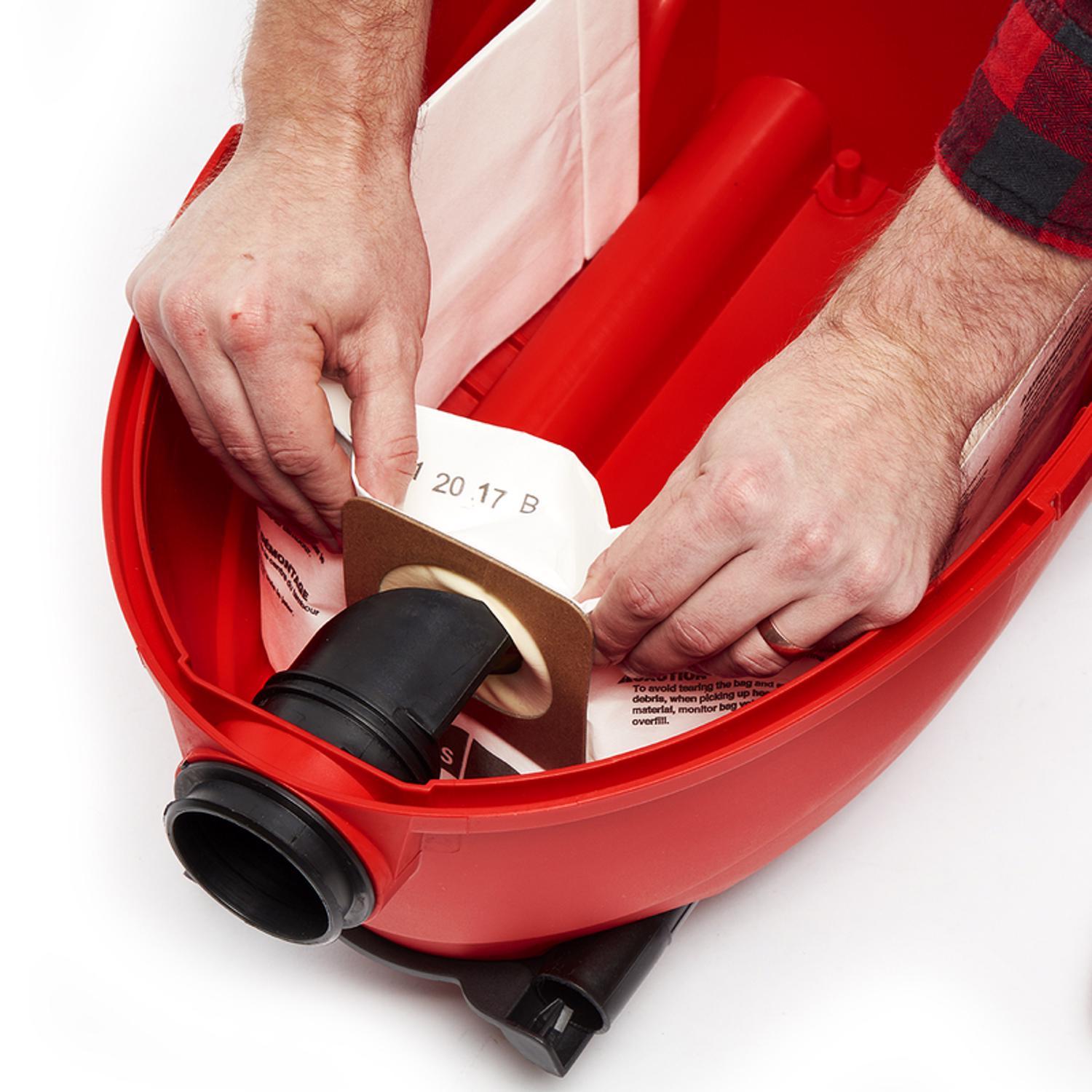 Craftsman 10.6 in. L X 4.1 in. W Wet/Dry Vac Dust Bag 4 gal 2 pc