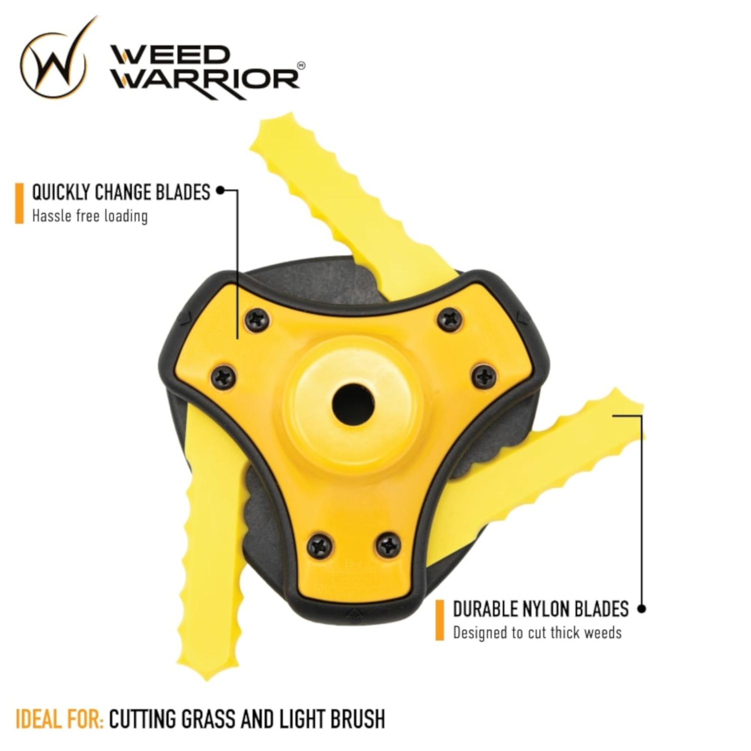 Weed Warrior Push-N-Load Residential Grade 10.13 in. L Blade Trimmer Head