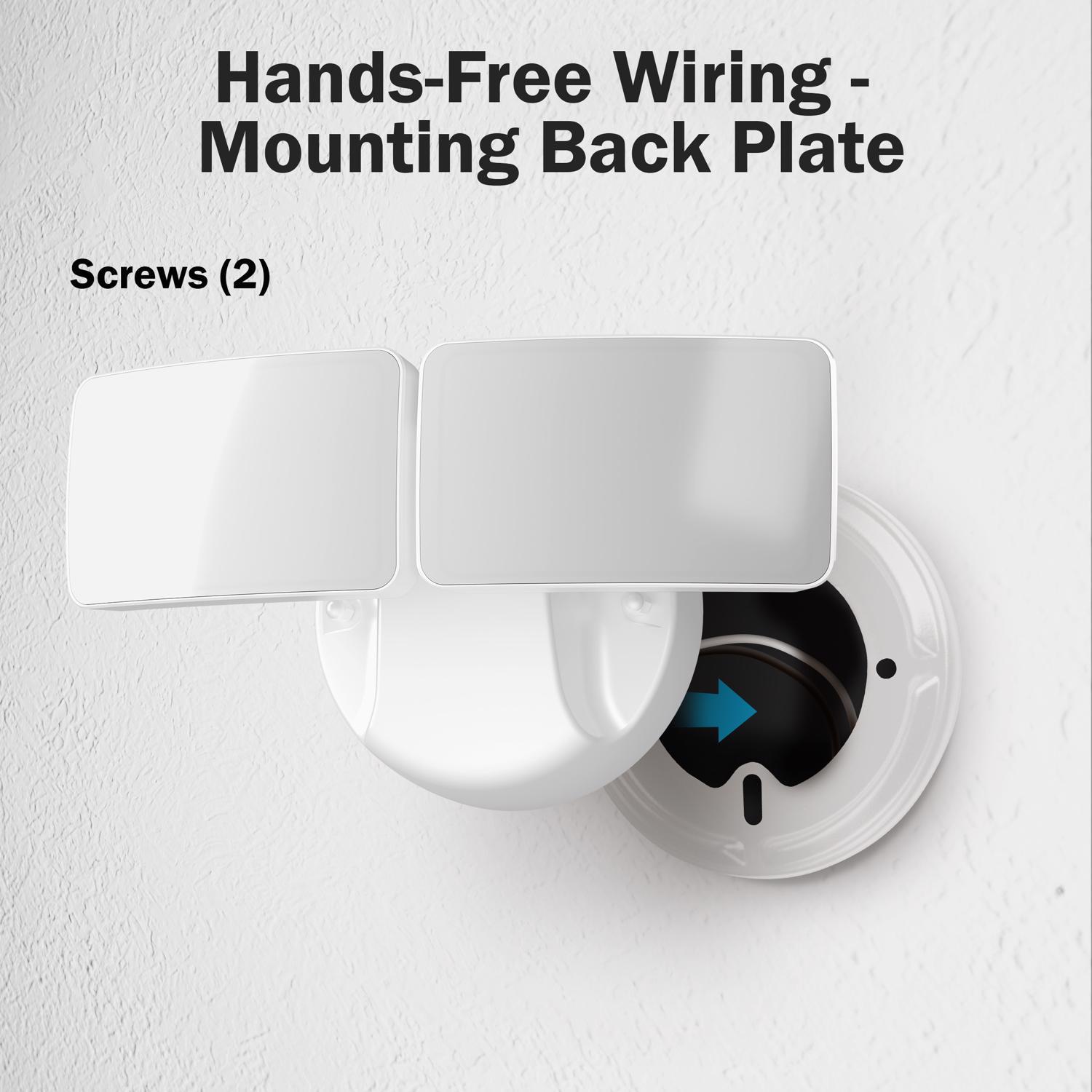 Feit LED Switch Hardwired LED White Security Floodlight