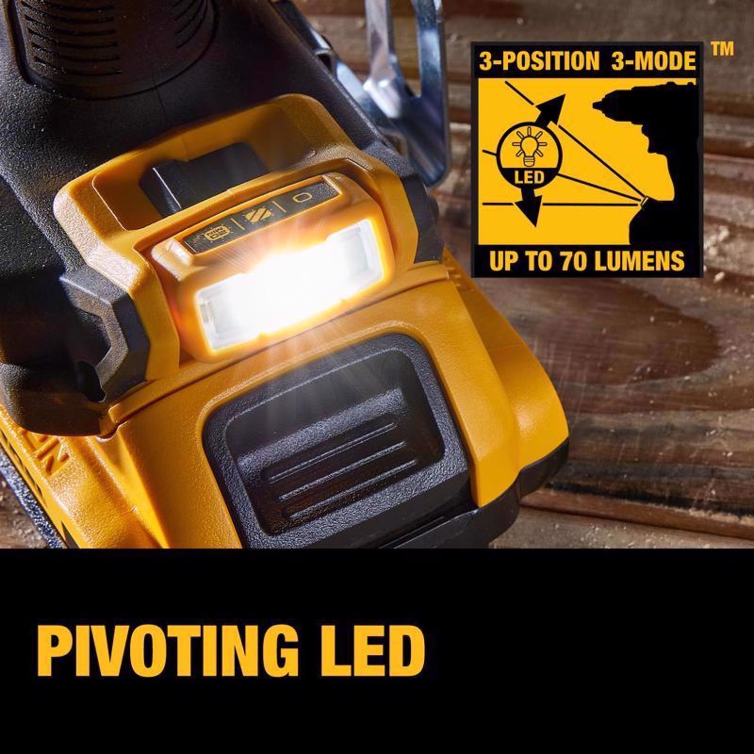 DeWalt 20V MAX XR POWERSTACK 1/2 in. Brushless Cordless Drill/Driver Kit (Battery & Charger)