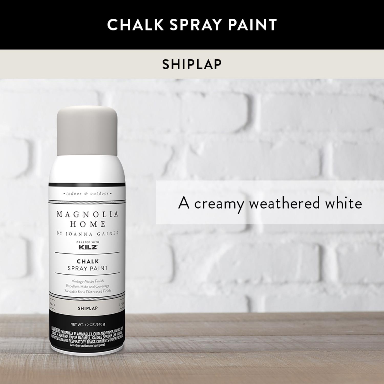 Magnolia Home by Joanna Gaines Matte Shiplap Sprayable Chalk Paint 12 oz