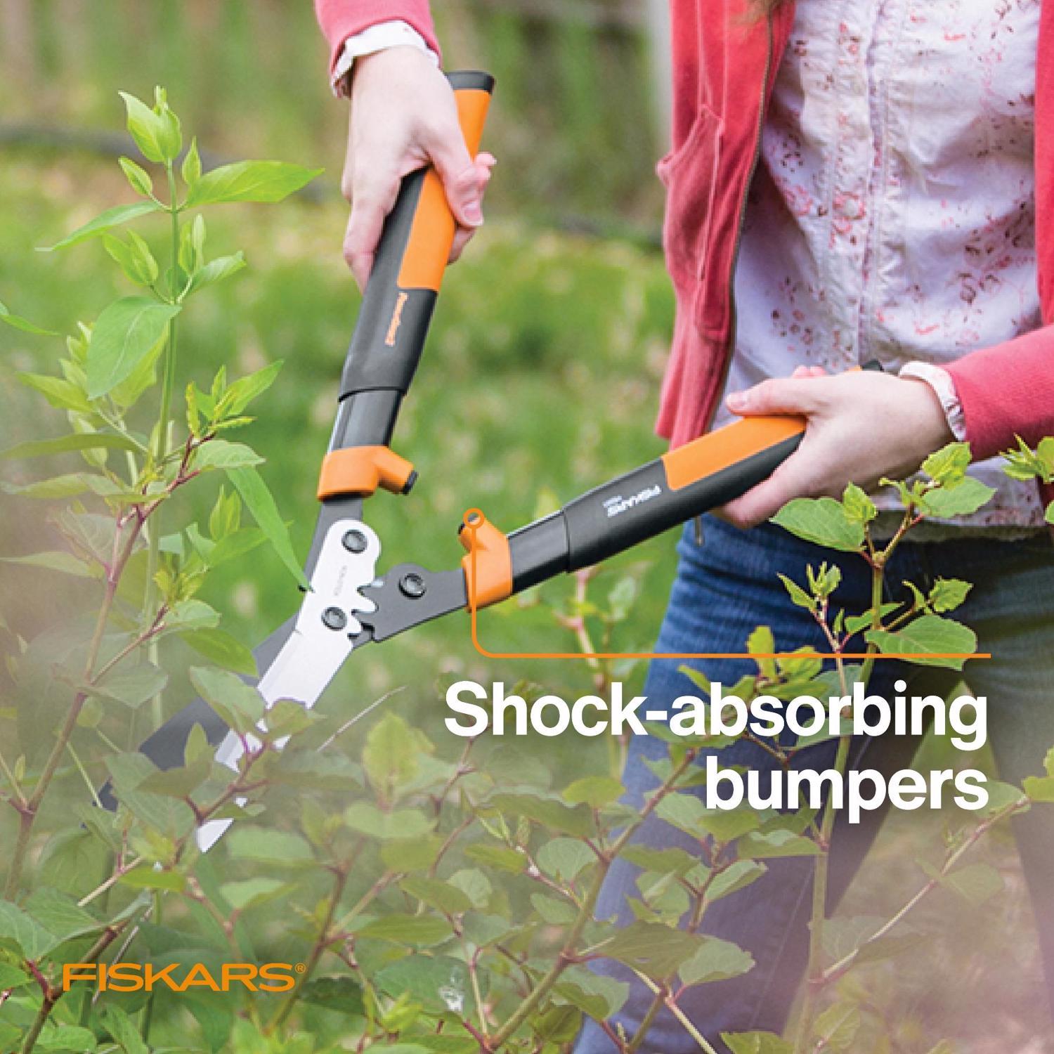 Fiskars 23 in. Steel Straight Edge Hedge Shears