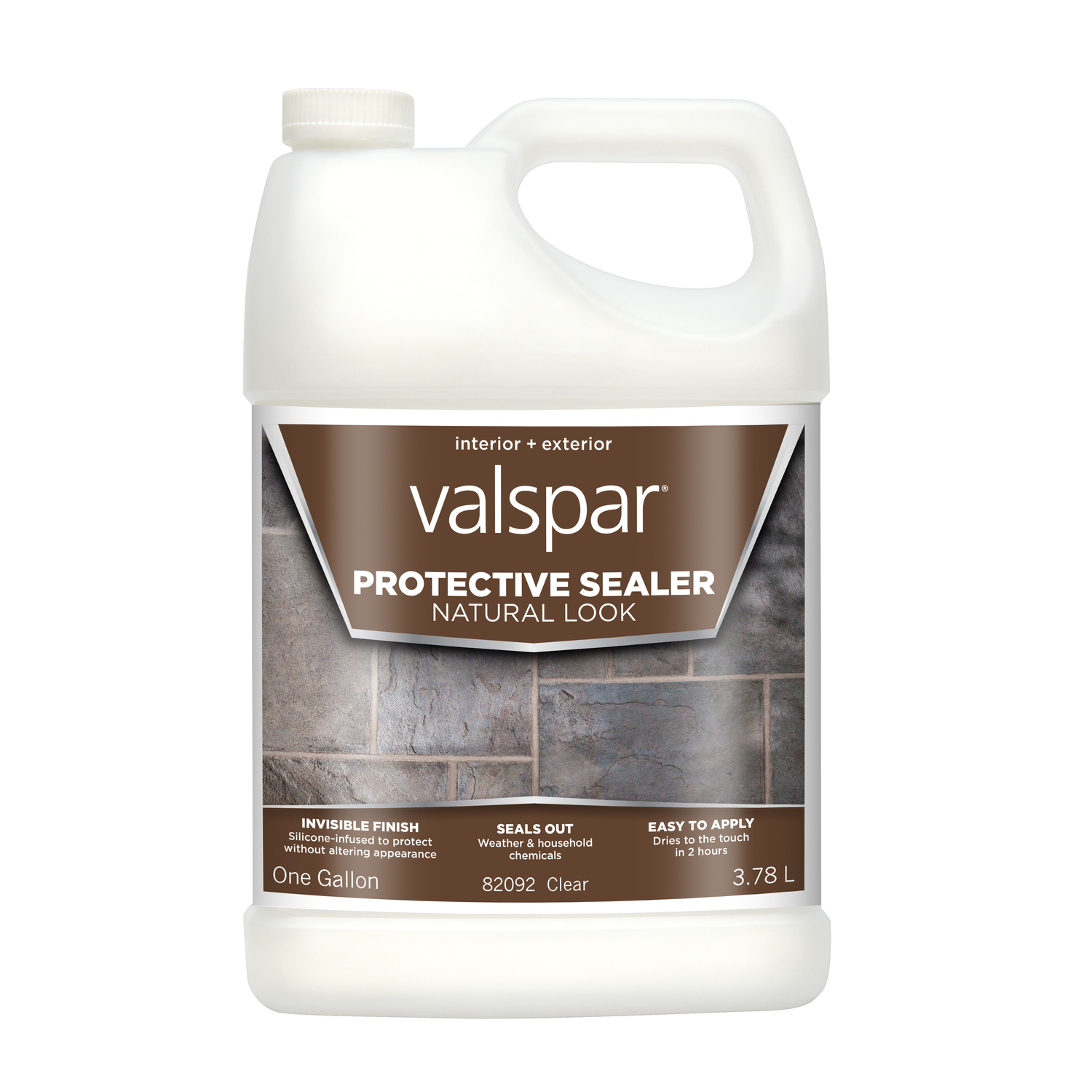 Valspar Natural Look Protective Sealer Clear Silicone Natural Sealer 1 gal Stine Home + Yard