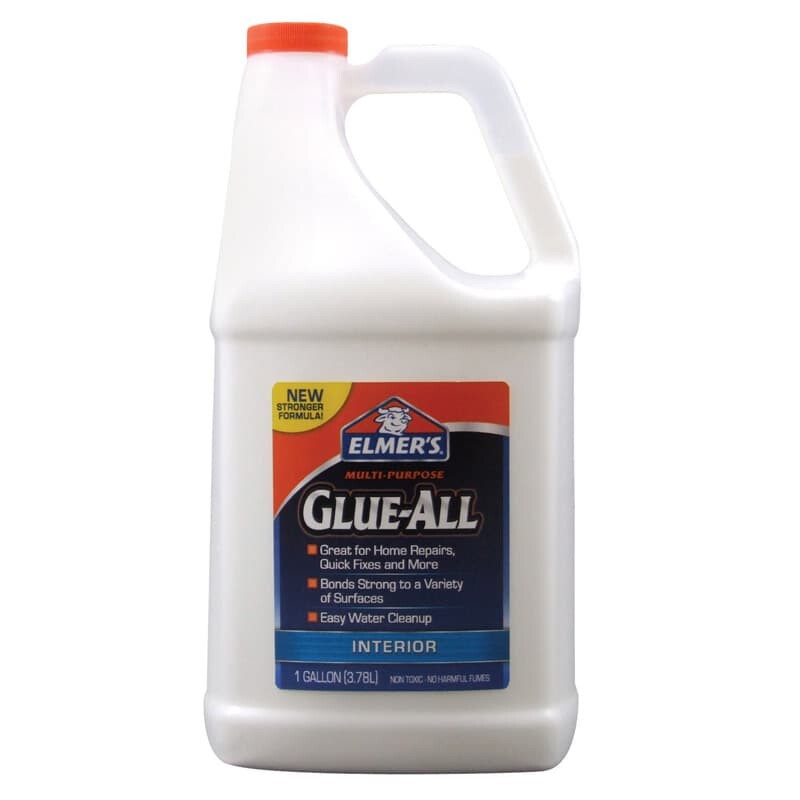 Elmer's Glue-All High Strength Polyvinyl acetate homopolymer Clear All Purpose Adhesive 1 gal