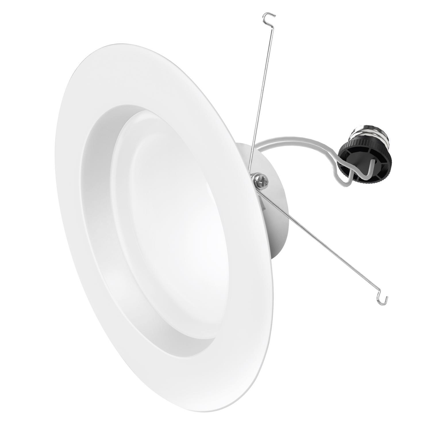 Feit Enhance White 7.5 in. W Aluminum LED Dimmable Recessed Downlight 14.3 W