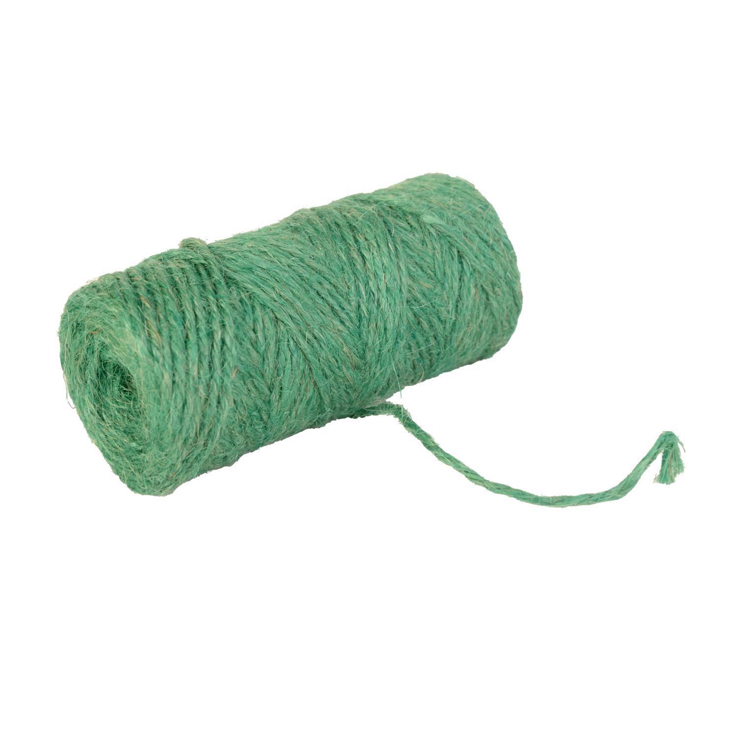Panacea 0.08 in. W Green Fabric Garden Twine