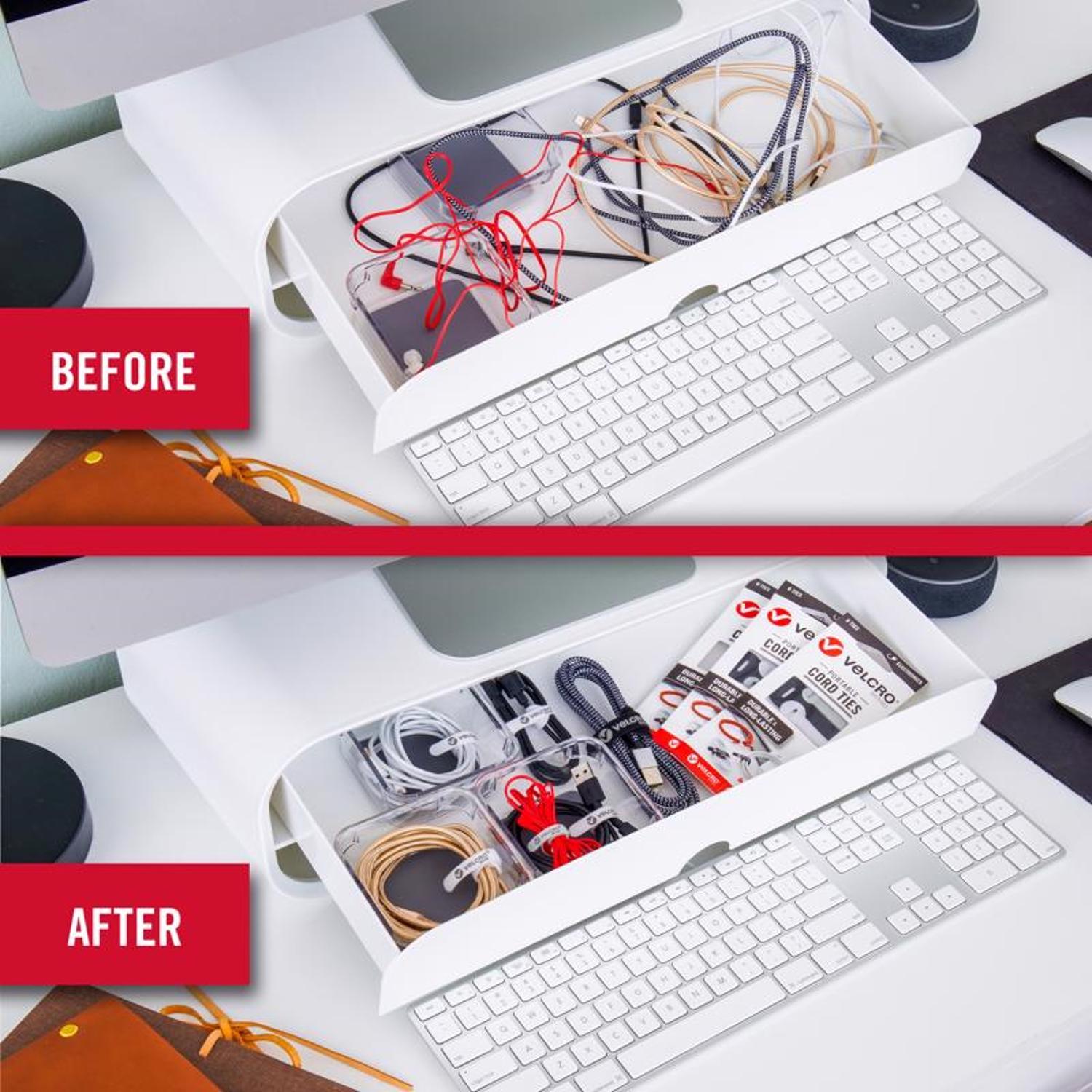 VELCRO Brand Assorted Nylon Ties 6 pk