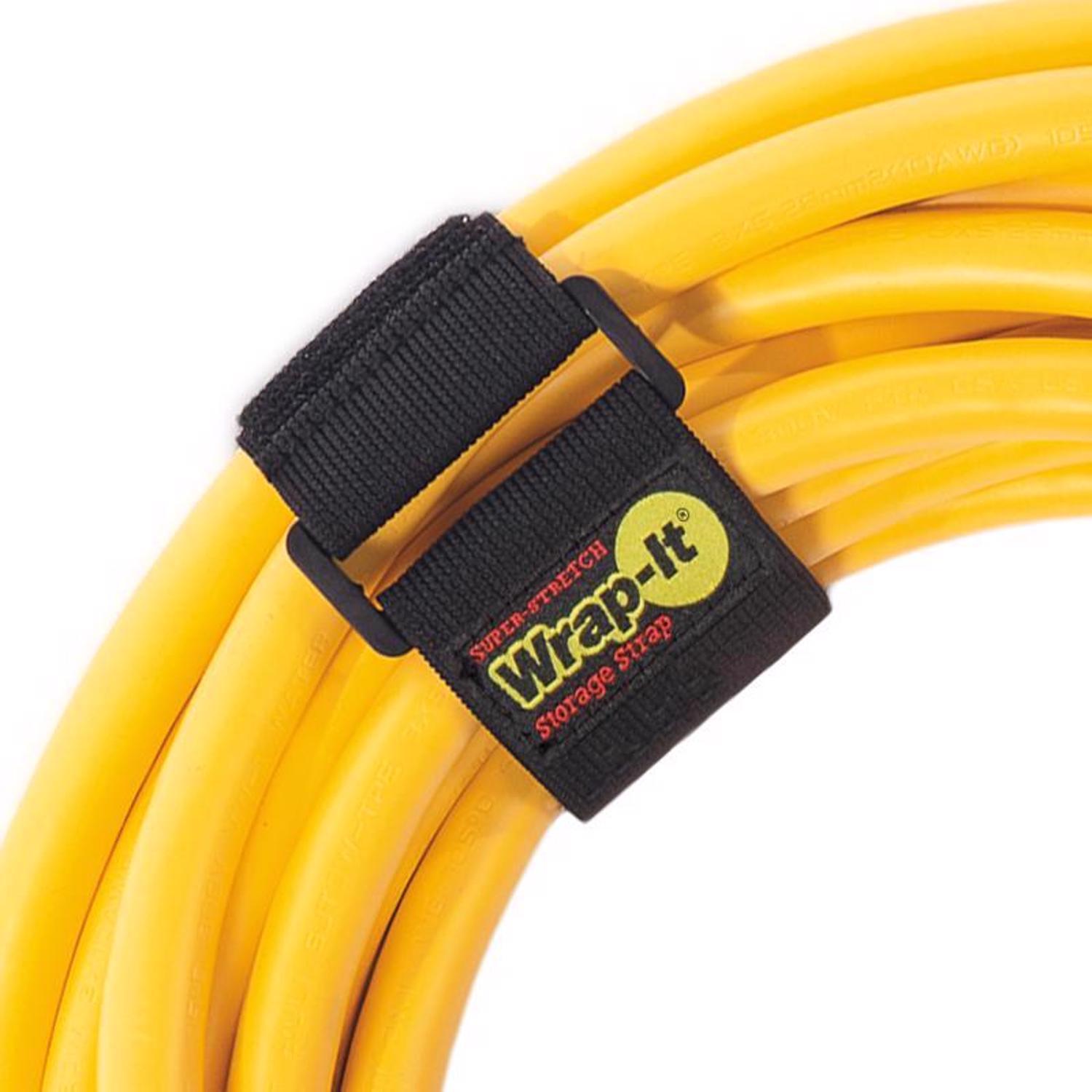 Wrap-It Super-Stretch 2 in. W X 12 in. L Black Stretch Storage Straps 10 lb 4 pk