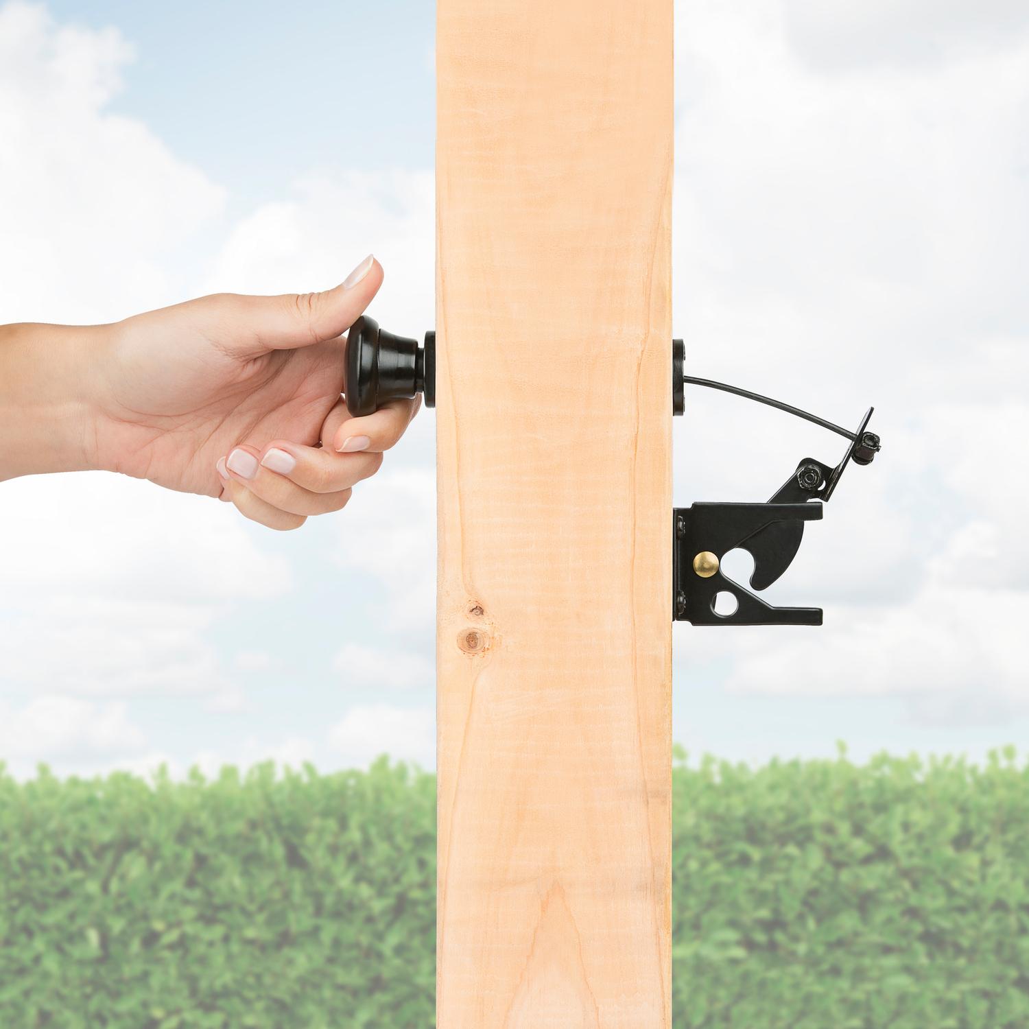 National Hardware 10.75 in. L Steel Automatic Gate Latch Pull