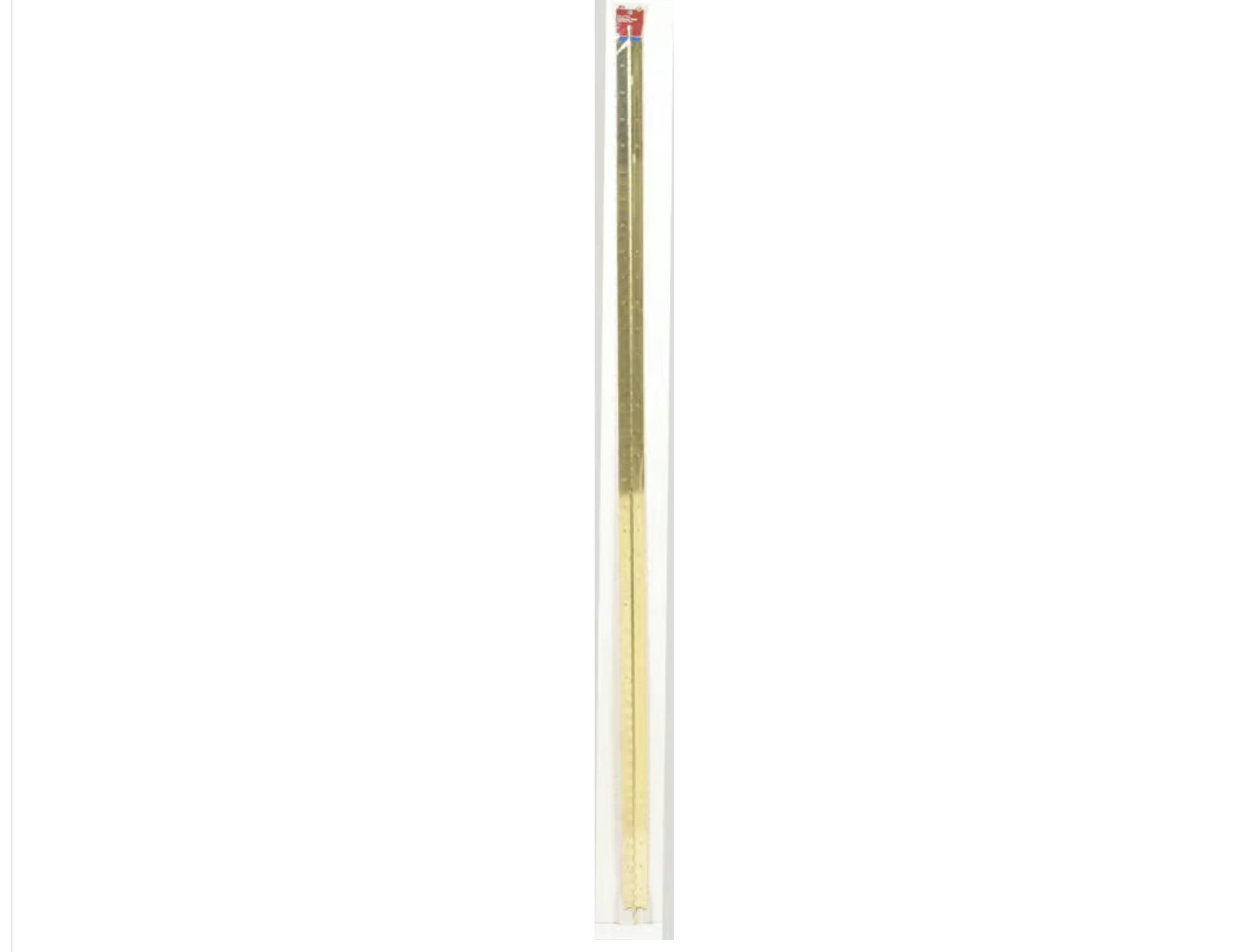 Ace 2 in. W x 72 in. L Continuous Hinge Bright Brass