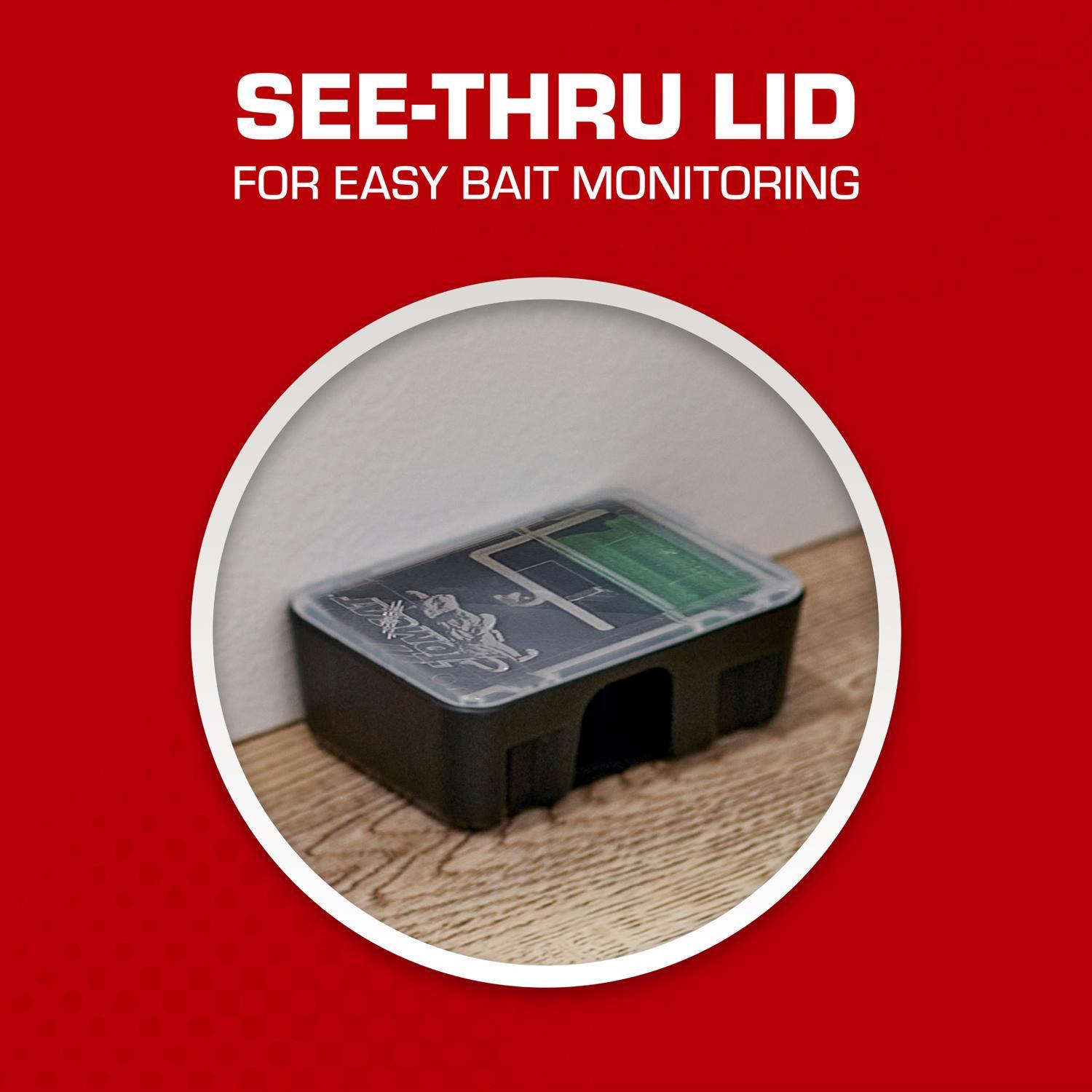 Tomcat Bait Station and Bait Blocks For Mice 4 oz 4 pk