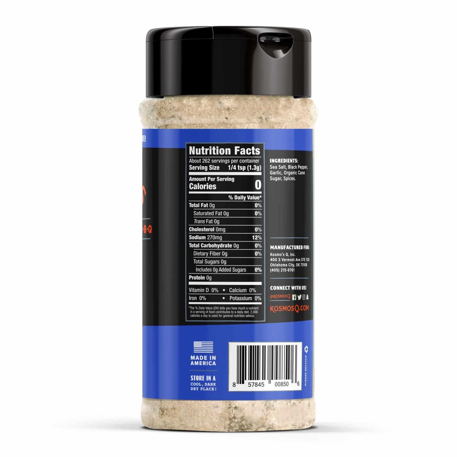 Kosmos Q SPG Beef Dry Rub 12 oz
