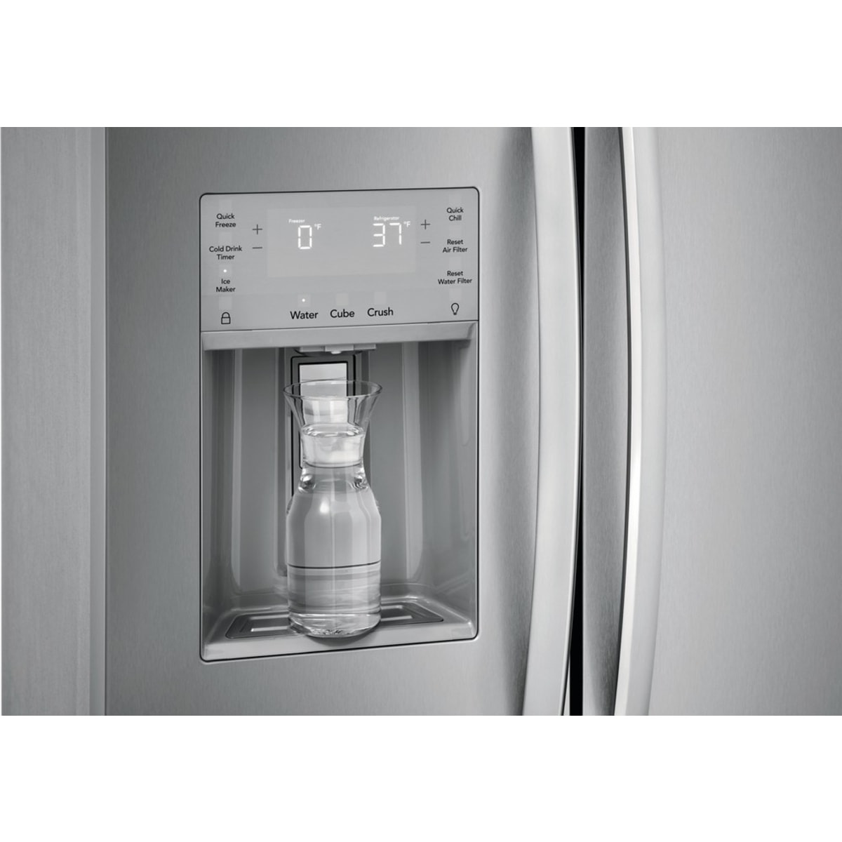 Frigidaire 36 in. Freestanding Side by Side Refrigerator with 25.6 Cu. Ft. Total Capacity