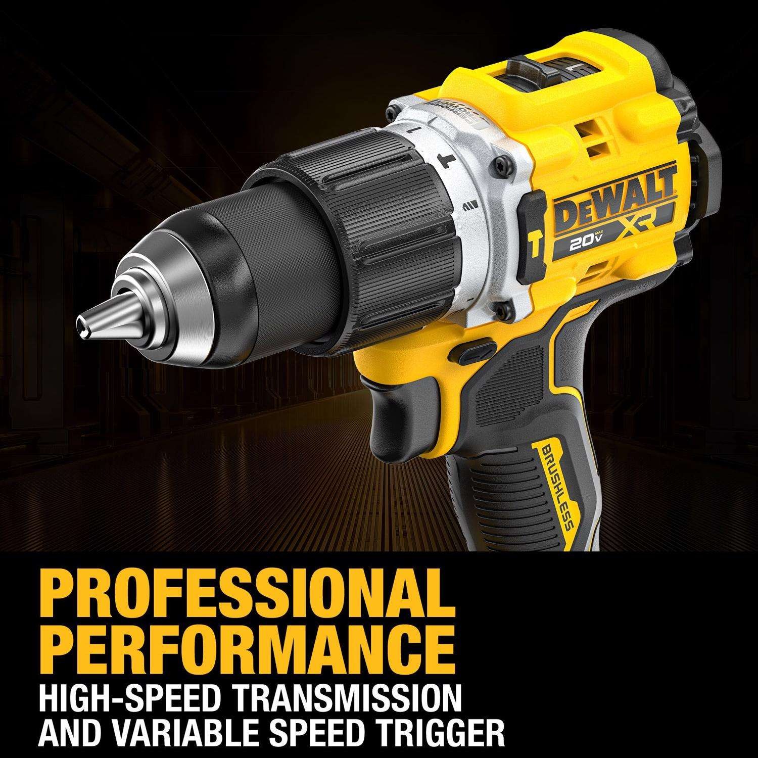 DeWalt 20V MAX XR 1/2 in. Brushless Cordless Hammer Drill Tool Only