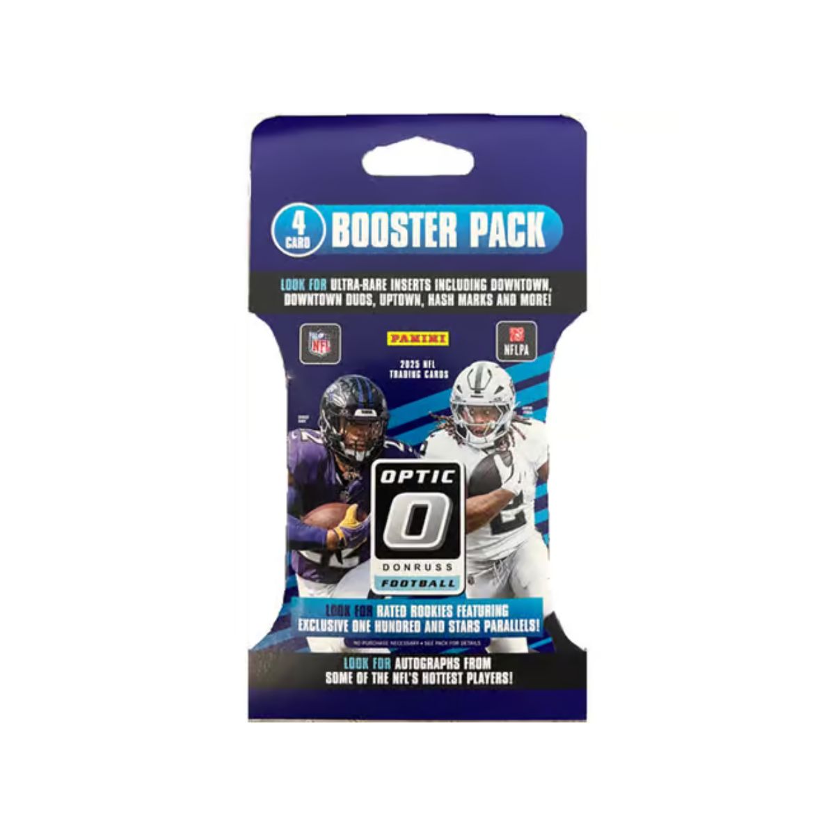 Panini 2025 Donruss Optic Football Booster Pack Trading Cards