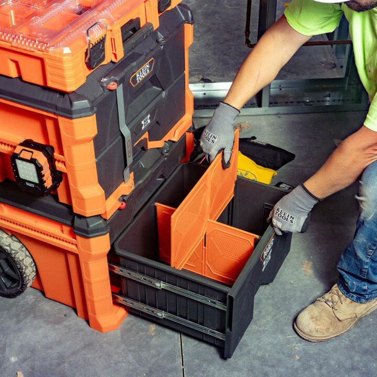 Klein Tools MODbox Two Drawer Rolling Drawer Box