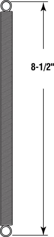 Prime-Line 8-1/2 in. L X 1/2 in. D Extension Spring 1 pk