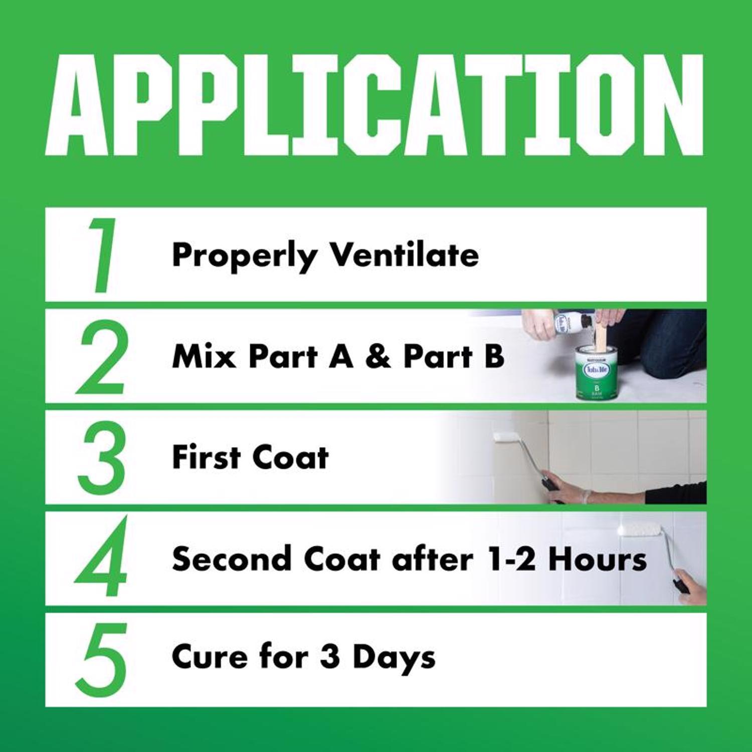 Rust-Oleum Specialty Gloss White Tub and Tile Refinishing Kit Interior 1 qt