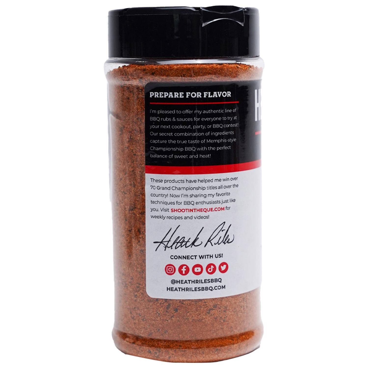 Heath Riles BBQ Apple BBQ Rub 12 oz
