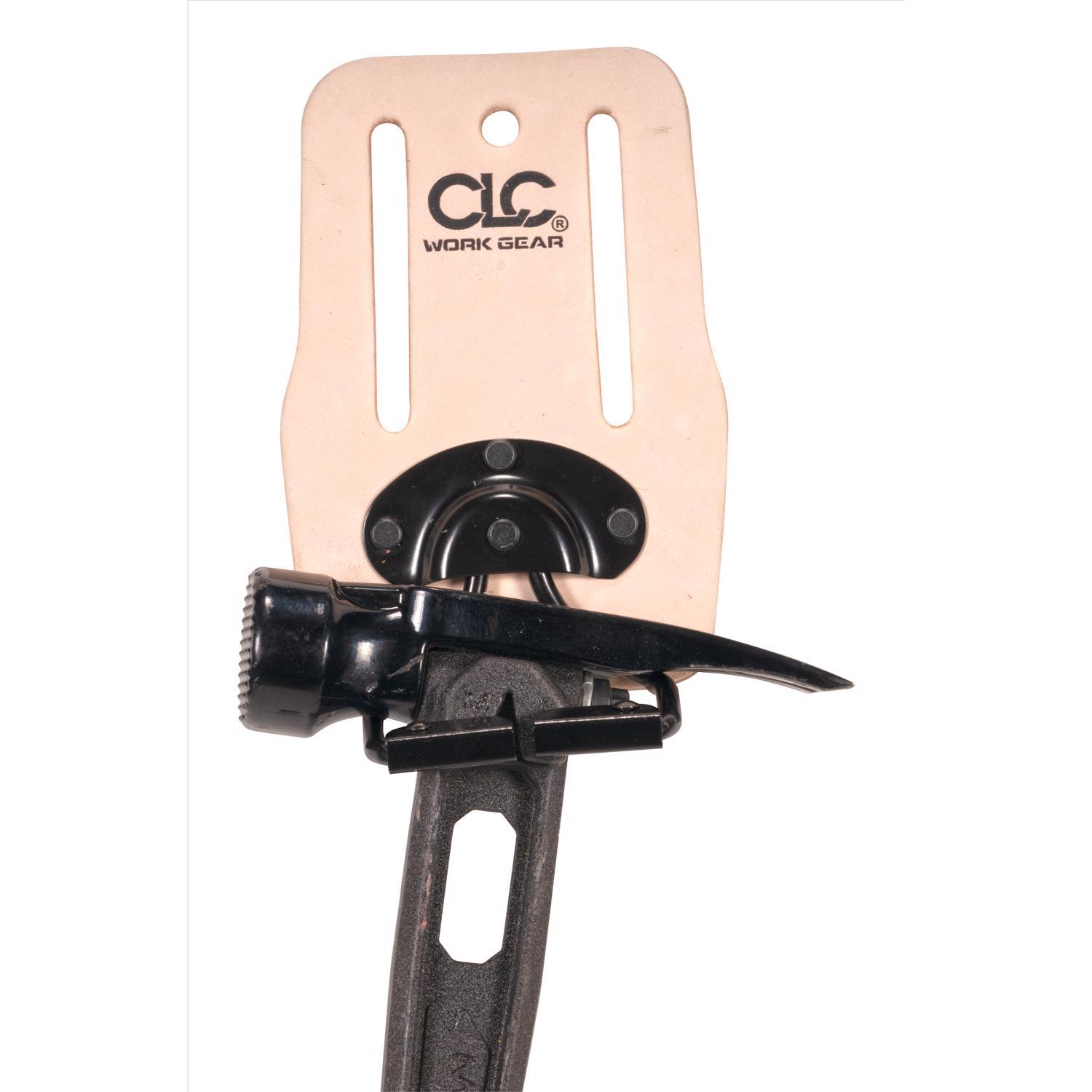 CLC Leather Snap-In Hammer Holder 4.12 in. L X 7.5 in. H Beige