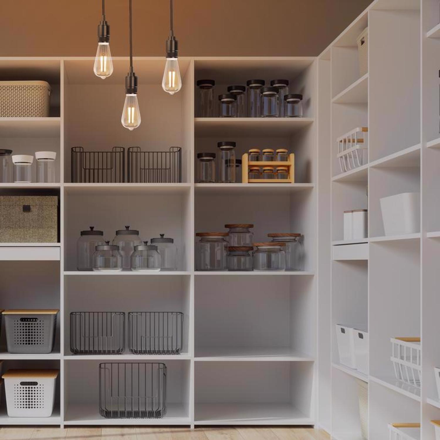 Feit ST19 E26 (Medium) LED Motion Activated Bulb Soft White 60 Watt Equivalence 1 pk